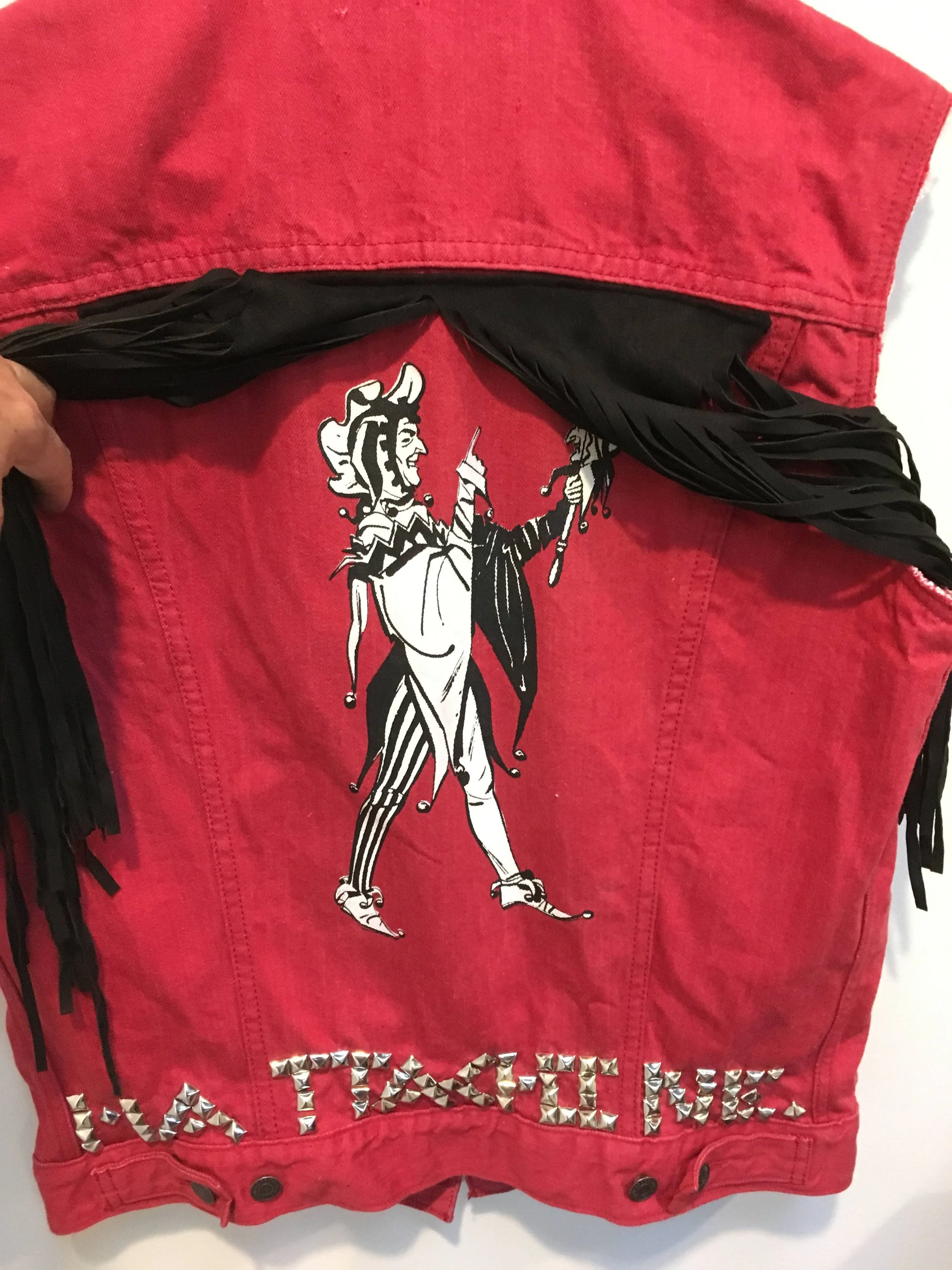 Mattachine Society Vest, Jaime C. Knight, 2018.