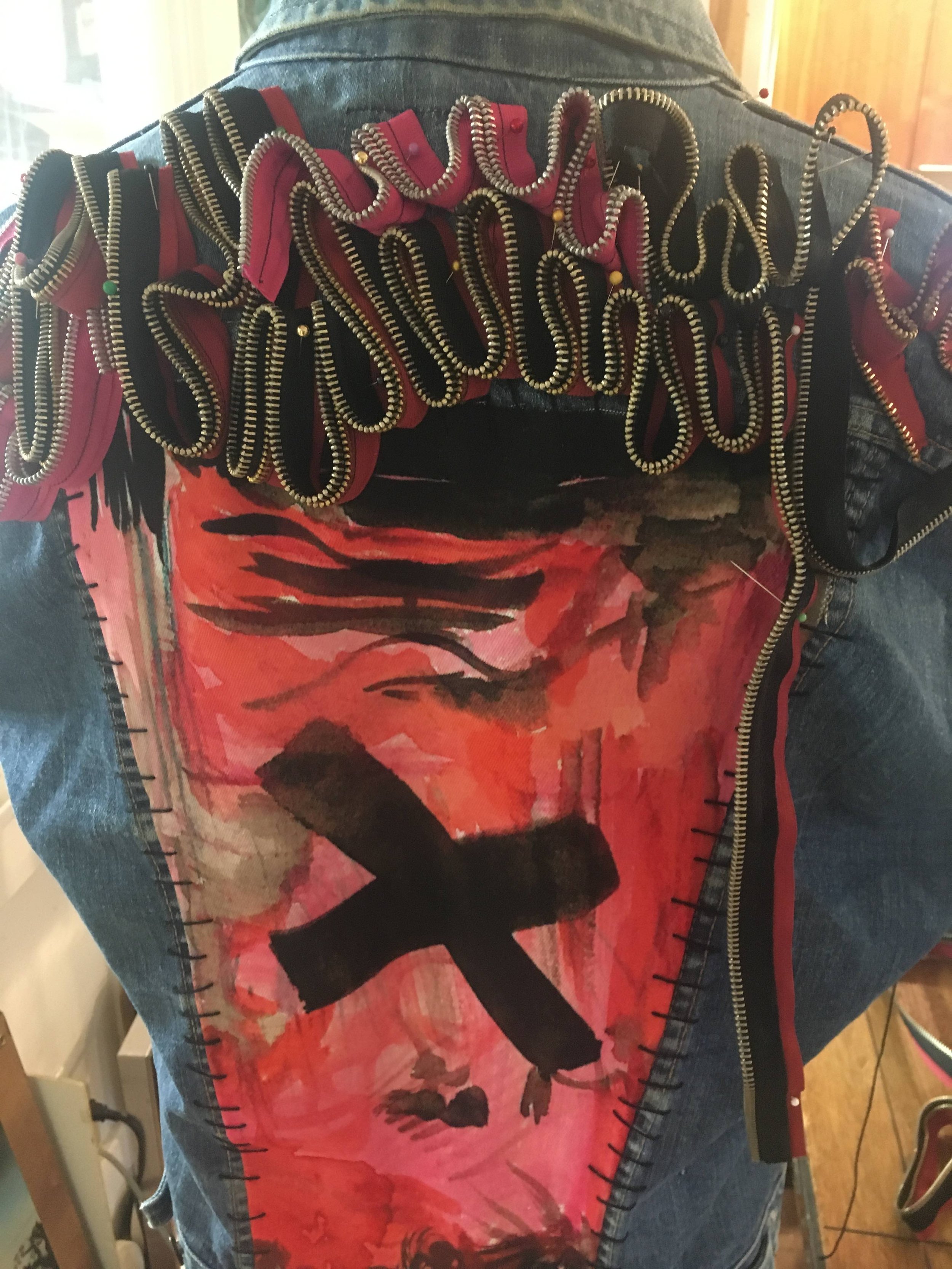 David Wojnarowicz Vest, Kelly Marie Martin, 2018.