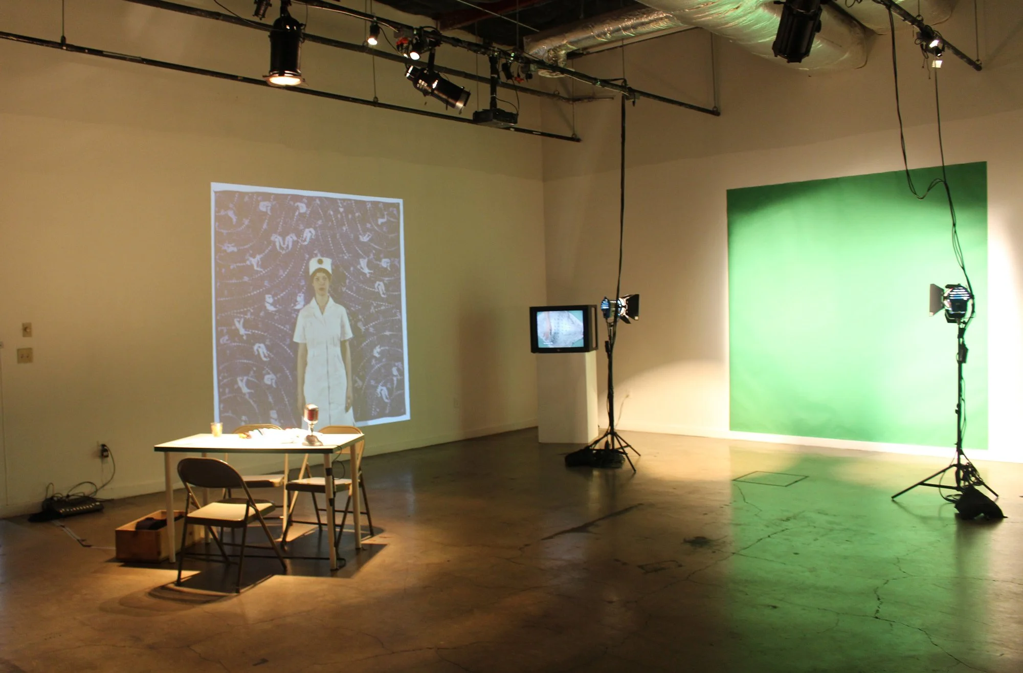 LA/ATX Pocket Expo, Installation View, Salvage Vanguard Theatre, Austin, TX, 2016.