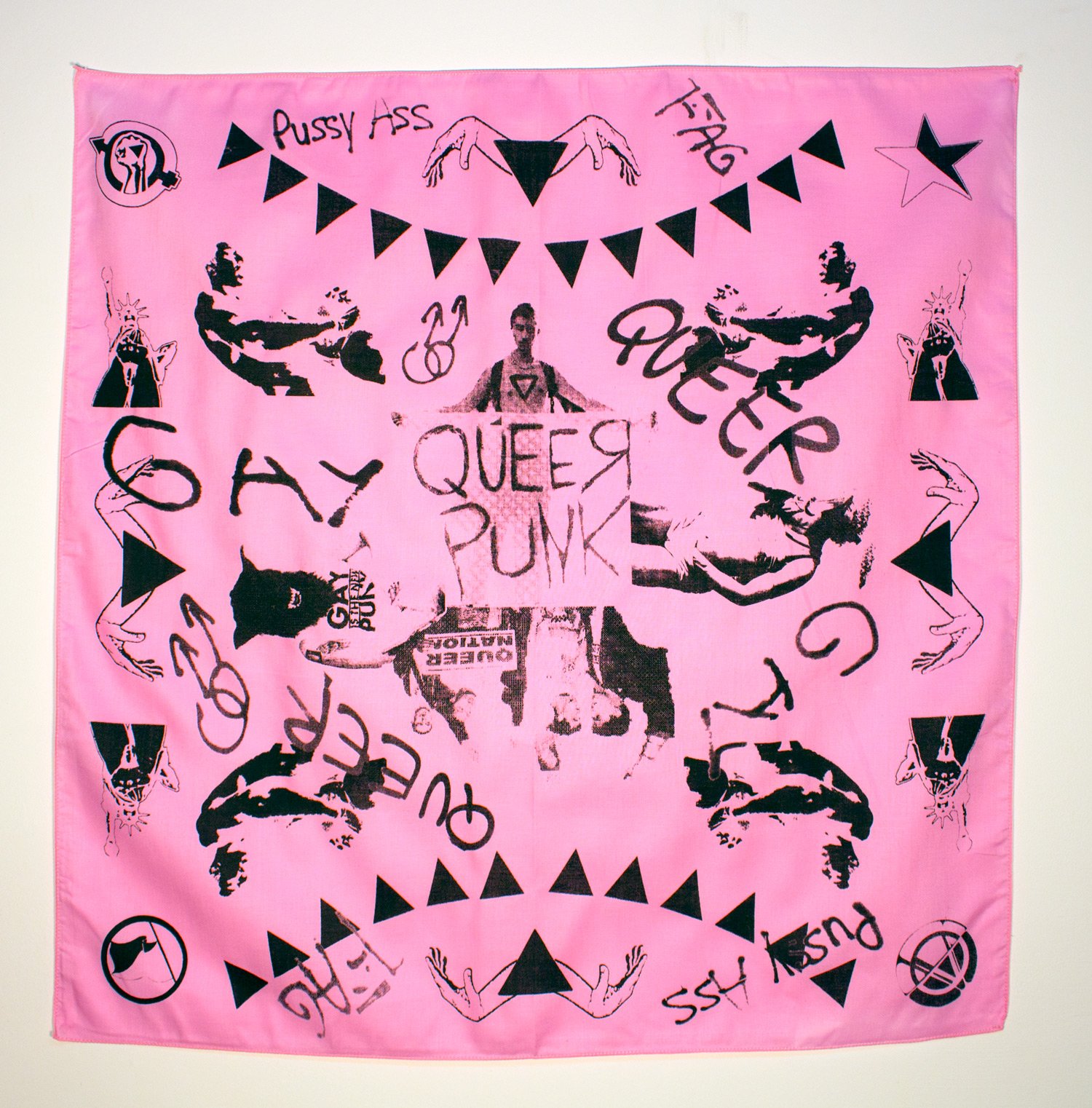 Jonesy & Jaime C. Knight, Queer Punk Hanky, 2016.