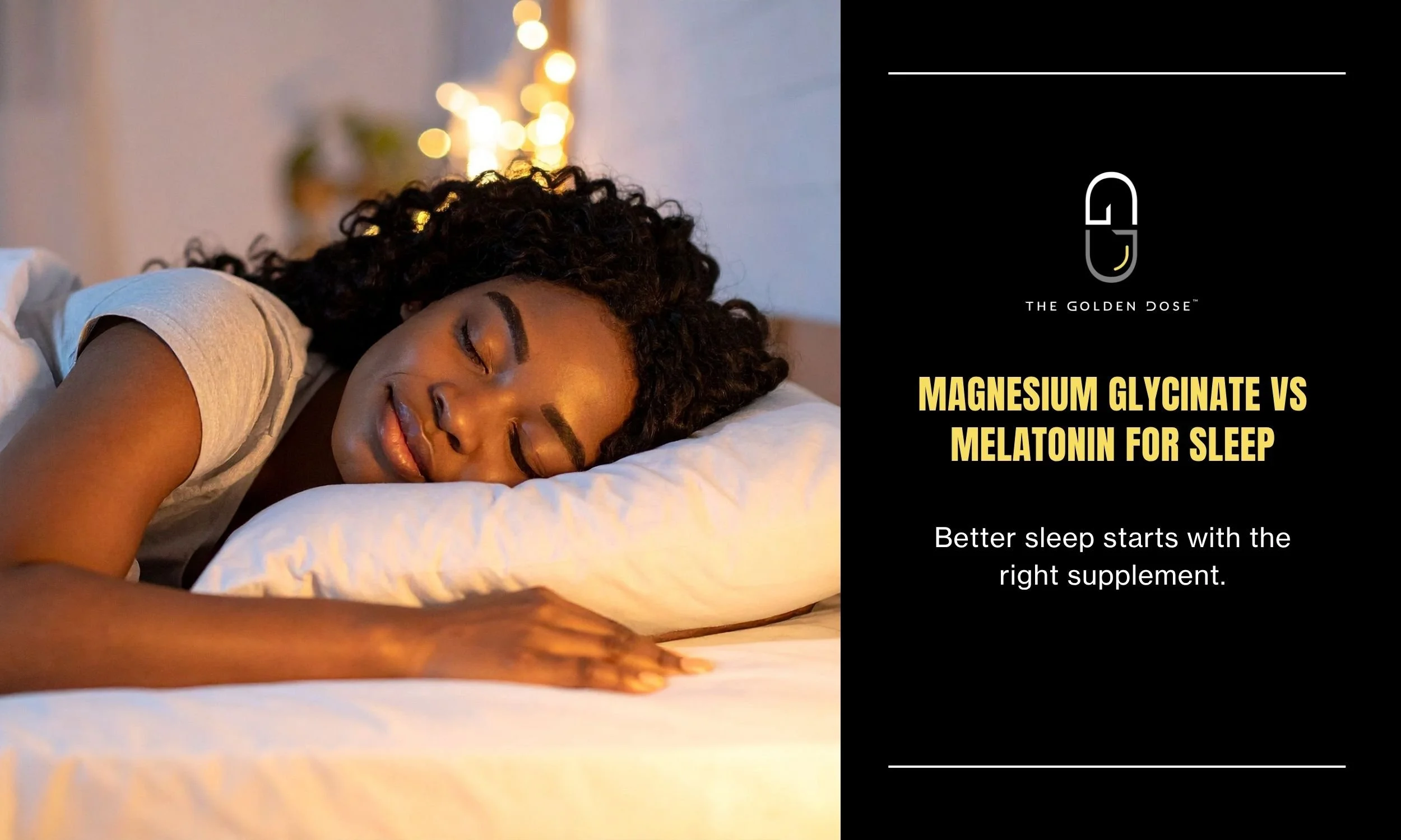 Magnesium Glycinate vs Melatonin for Sleep