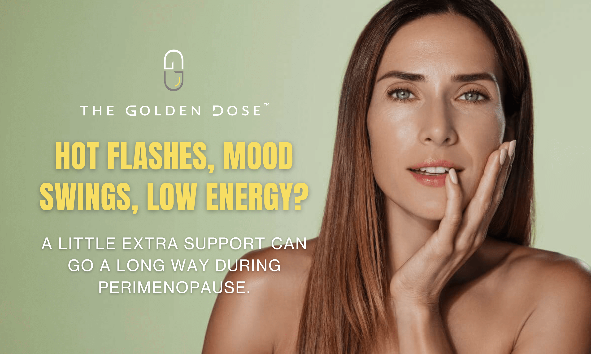 Best Vitamins for Perimenopause. Get some extra support with The Golden Dose!