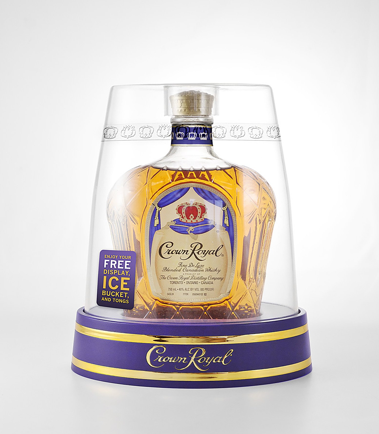 Special Edition Crown Royal Ice Bucket Packaging