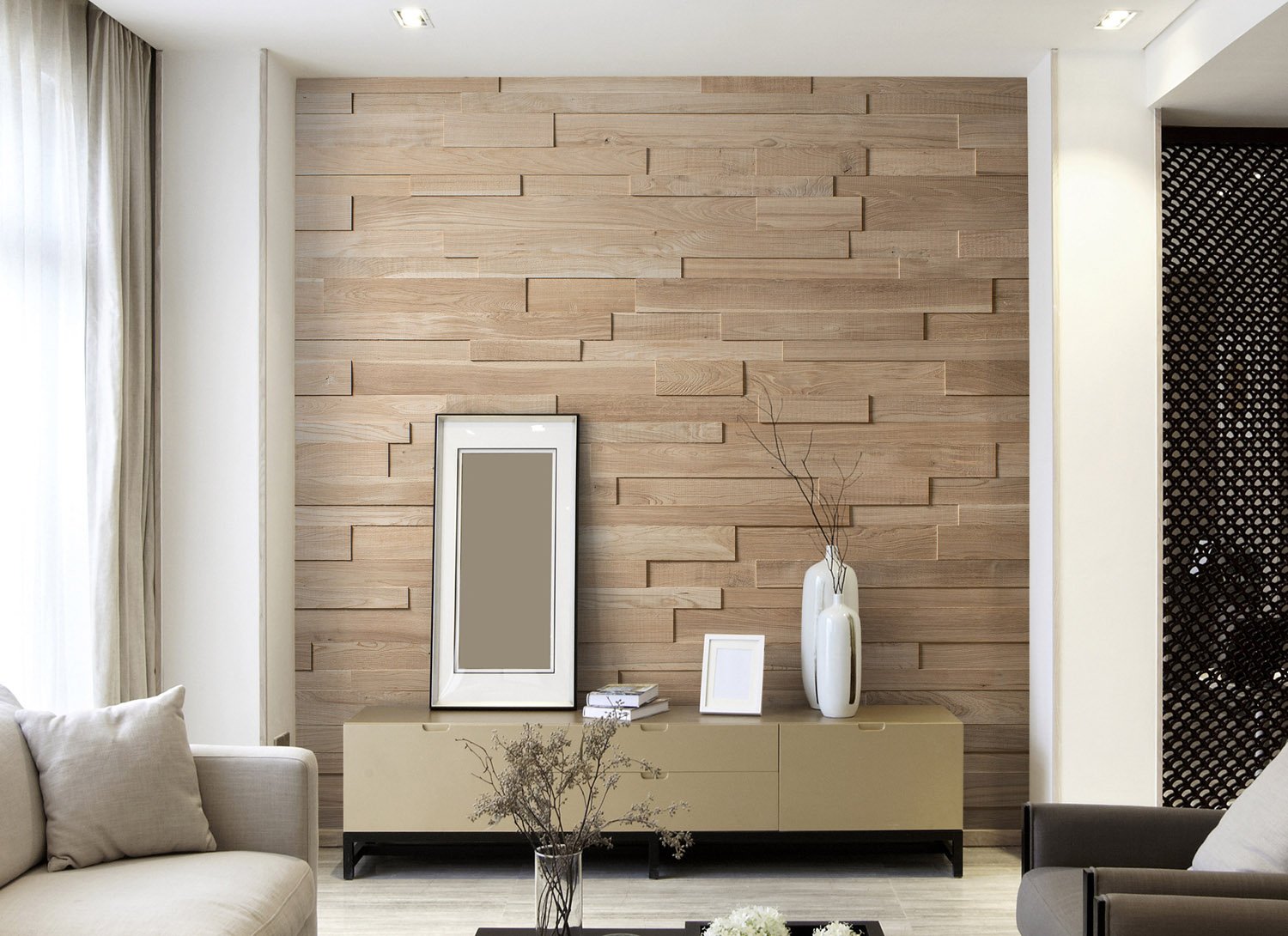 ozo - wooden wall design