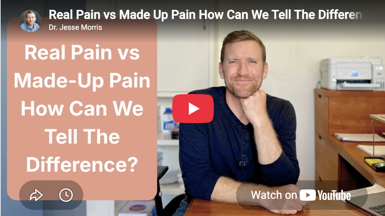 Real Pain vs Made-Up Pain?