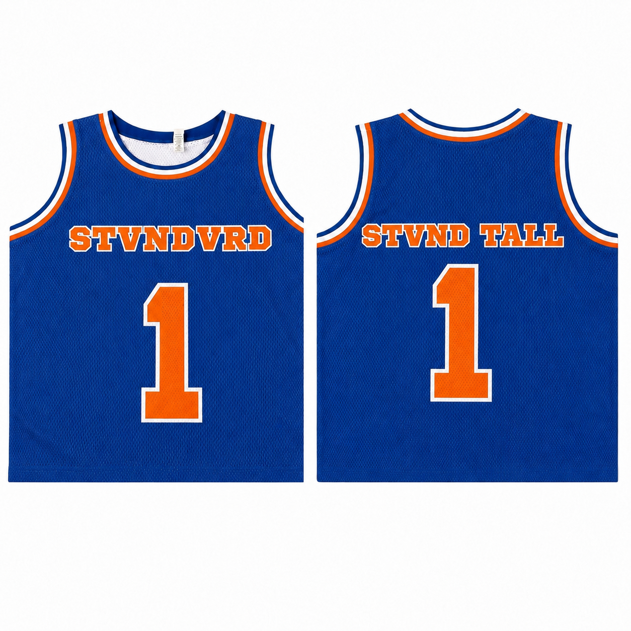 STVNDRD No. 1 Mesh Jersey - Blue & Orange (N.Y. Edition)