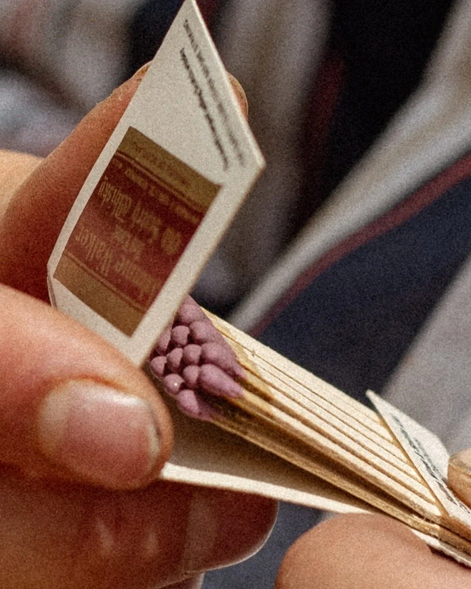 The starting point was a collection of vintage matchboxes
335 of them, gathered over time by an elderly couple travelling the world, each carrying a story and a look into the past.

They became the beginning of Ghost Rider