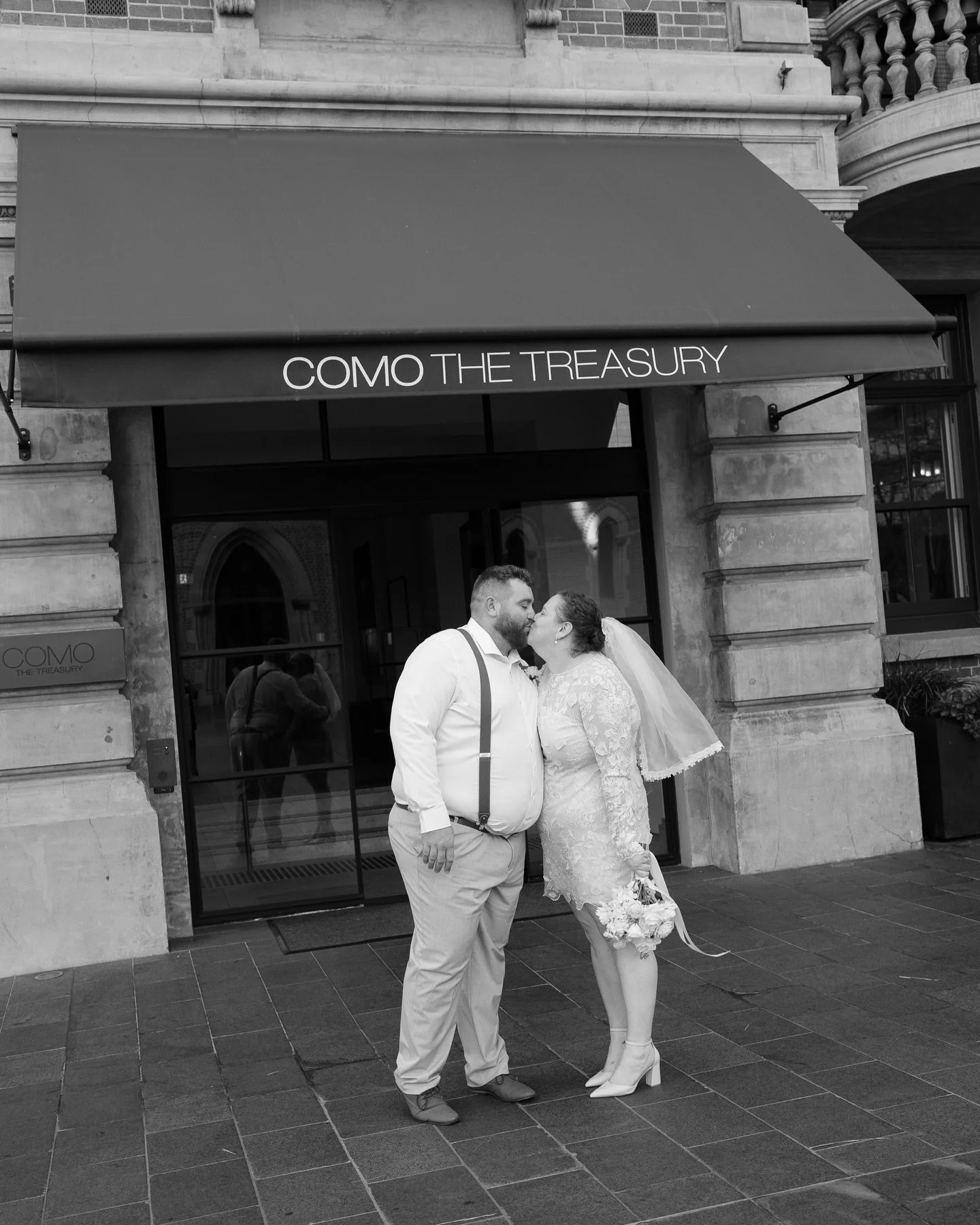 A sweet little secret elopement last month for Sarah &amp; Mitch, before surprising their friends and family with the news at their engagement party 🎉