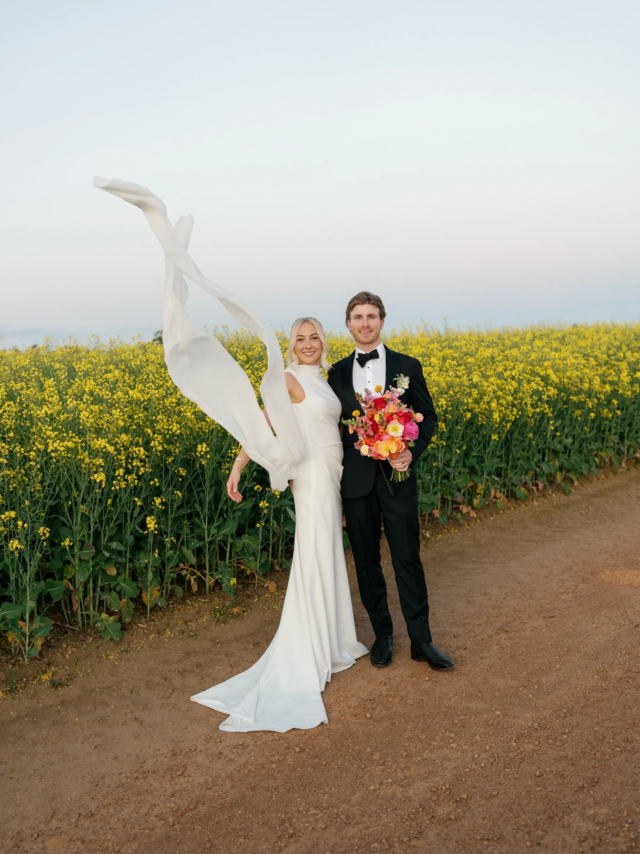 Kicked off the first wedding of the season with the beautiful Daenia &amp; Brendon, featuring canola fields as far as the eye could see at their gorgeous family farm in Bolgart. 

#perthwedding #perthweddingphotographer #weddingphotographerperth #per