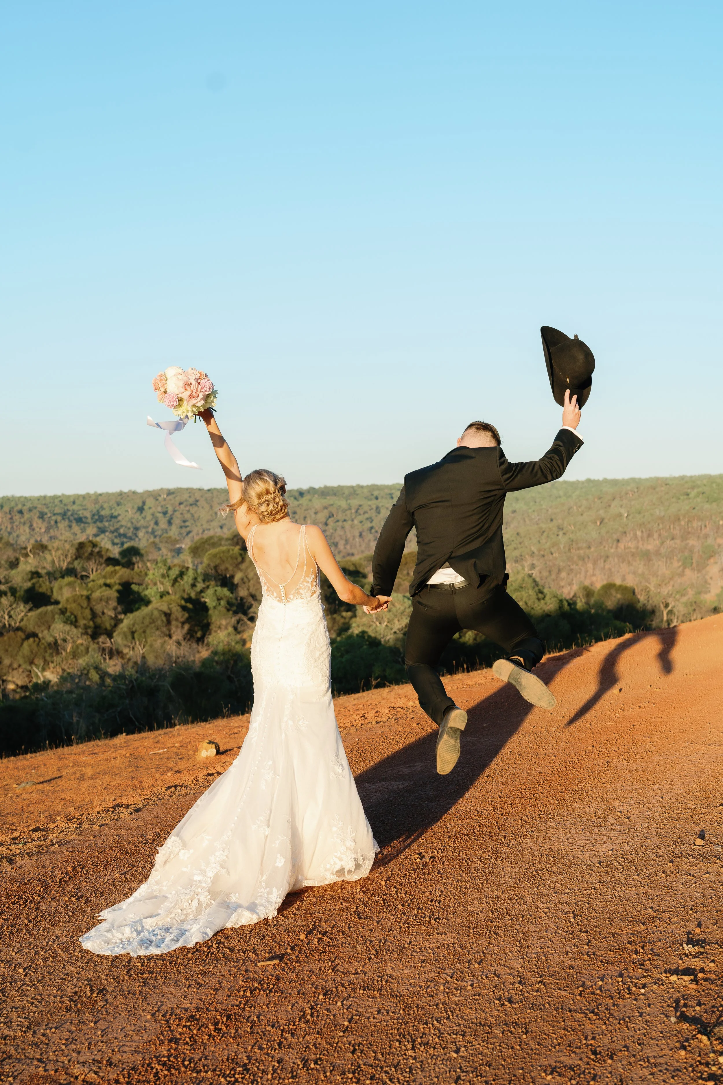 western Australian outback intimate elopement, taken by documentary wedding photographer Natalie Jane