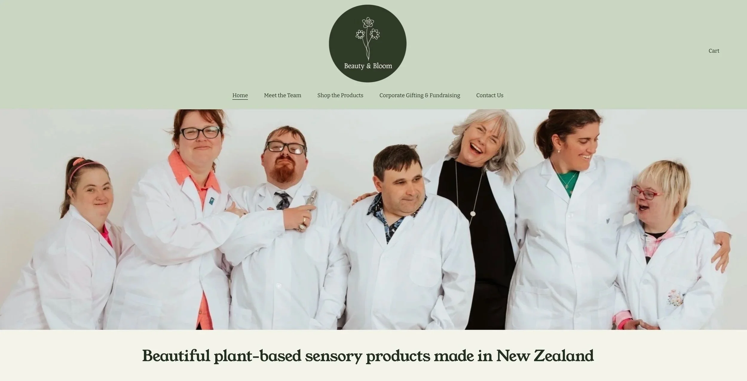 Beauty & Bloom label creation and marketing material. Beauty & Bloom is a heartfelt collaboration of individuals with diverse abilities who share a love for creativity.