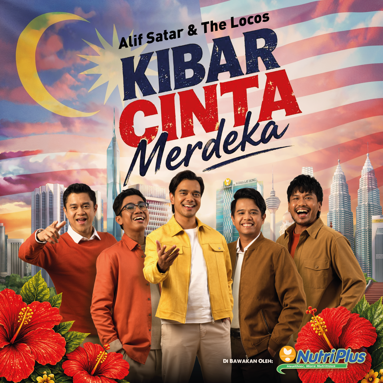 #KIBAR CINTA MERDEKA ALIF SATAR THE LOCOS • 2026