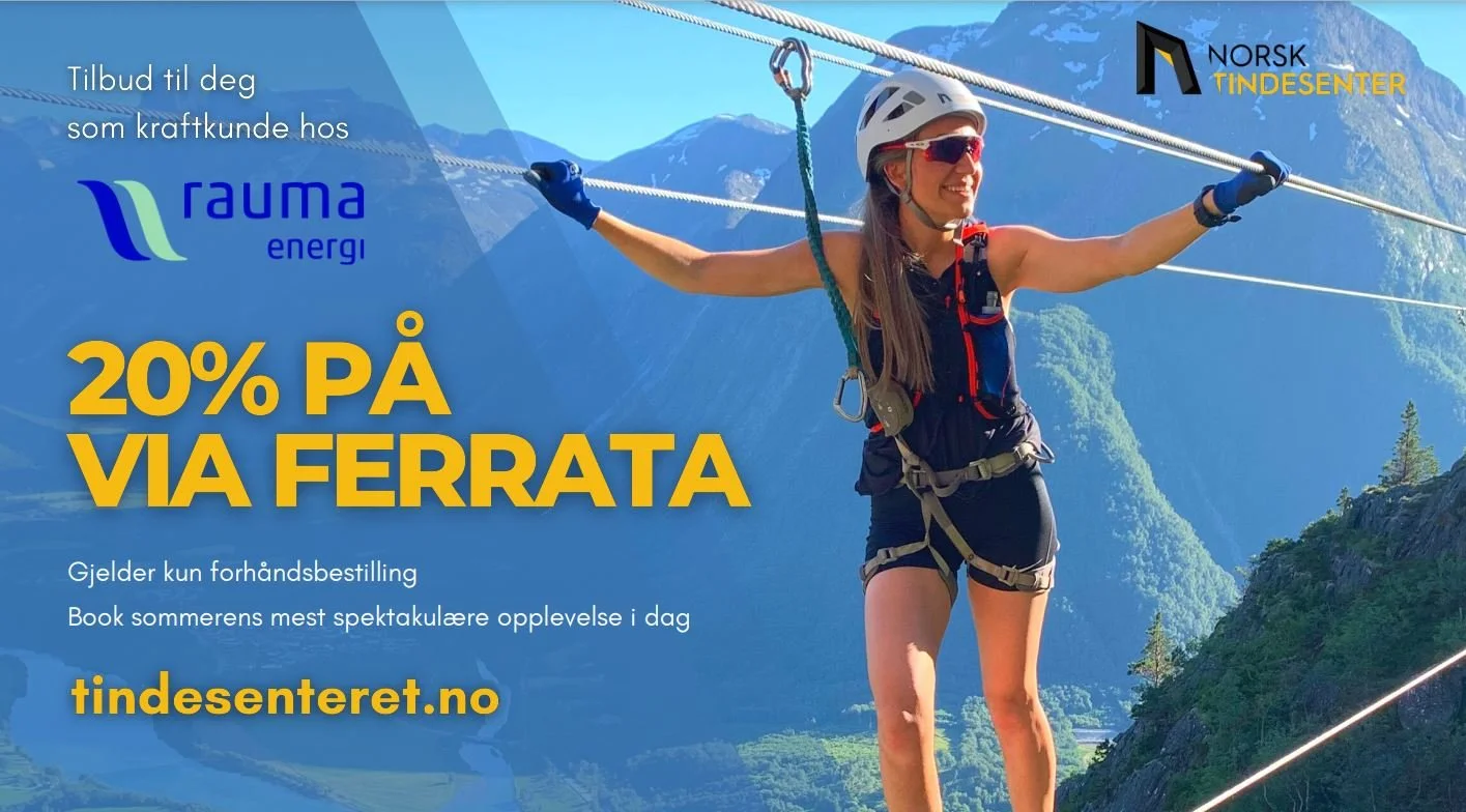 Rabatt på Via Ferrata