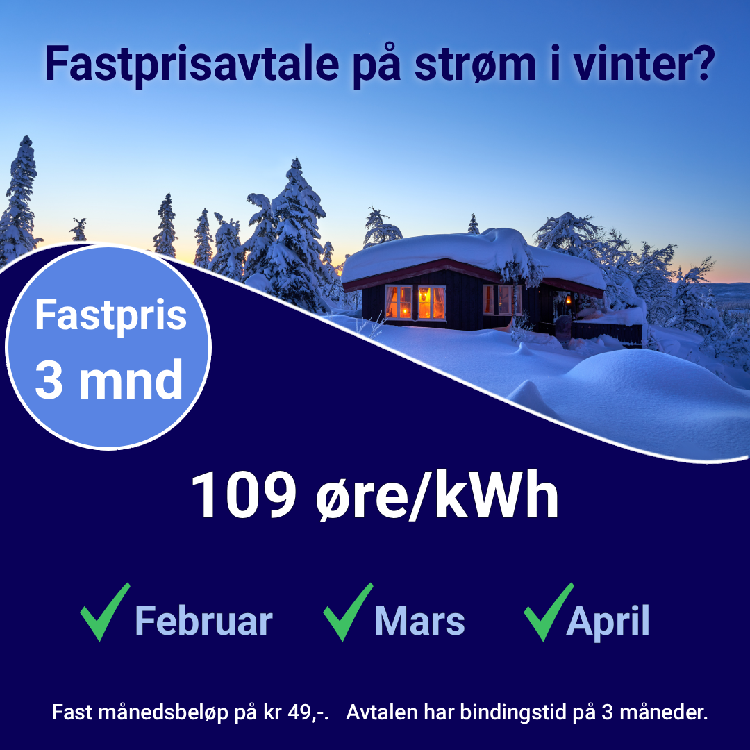 Fast strømpris – uten lang binding