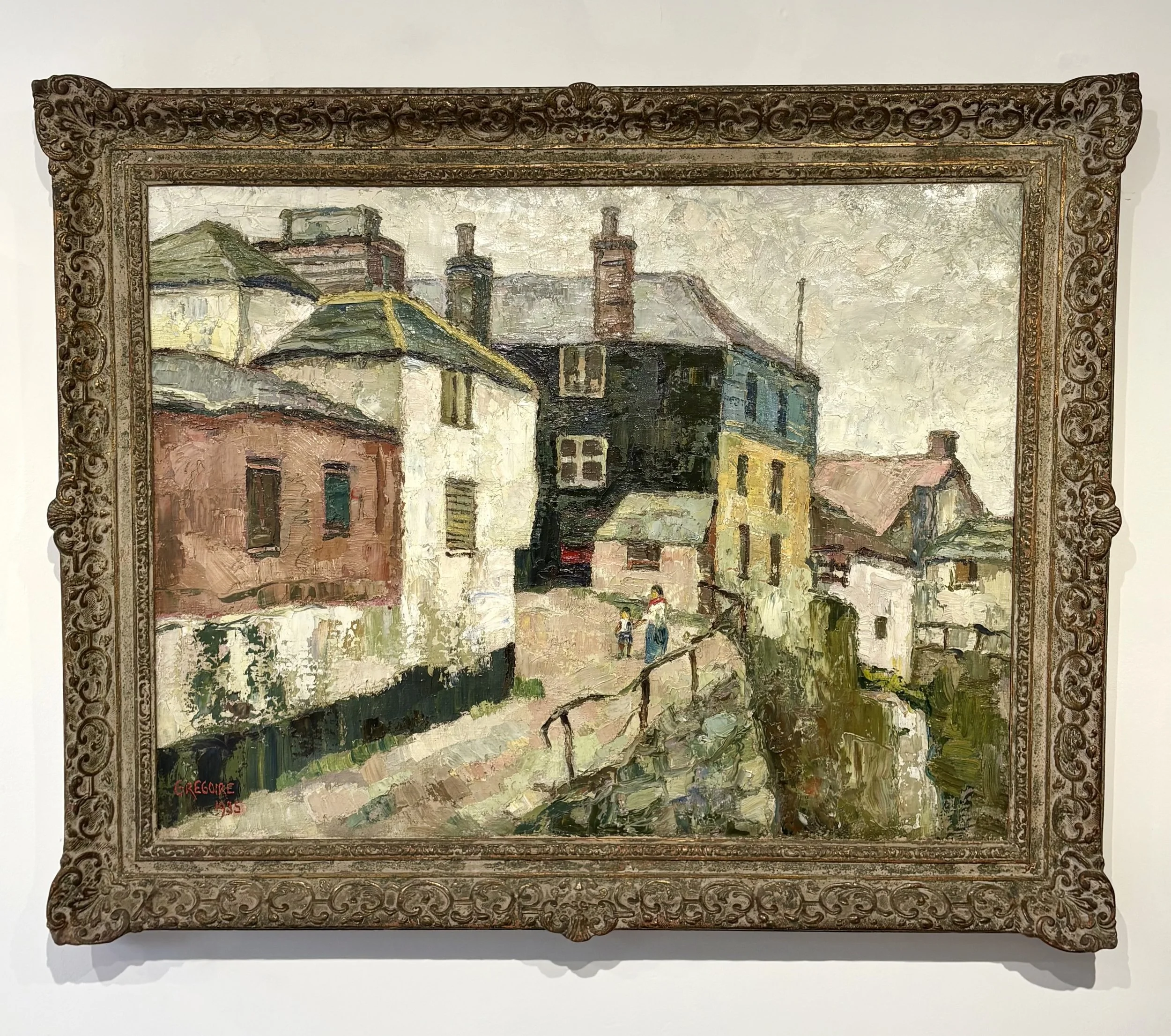 Gregoire Boonzaier (South African 1909 - 2005) Oil on Canvas, 1935 of Newlyn £14000