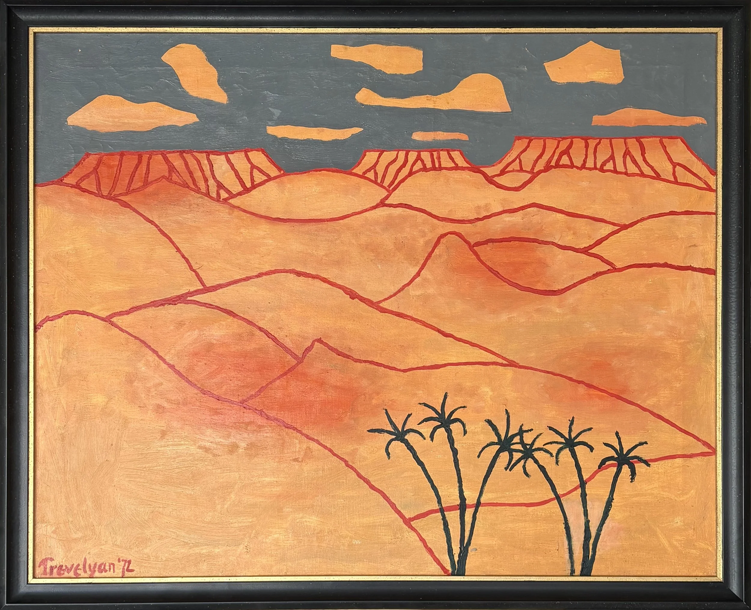 Julian Trevelyan, British (1910 – 1988) 'Sahara' Oil on canvas, 1972