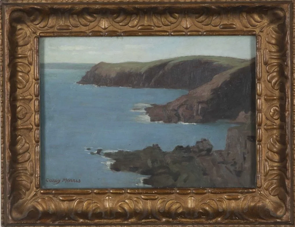 20th Century Oil on Board Landscape Painting by Carey Morris (Wales 1882-1968) £!200