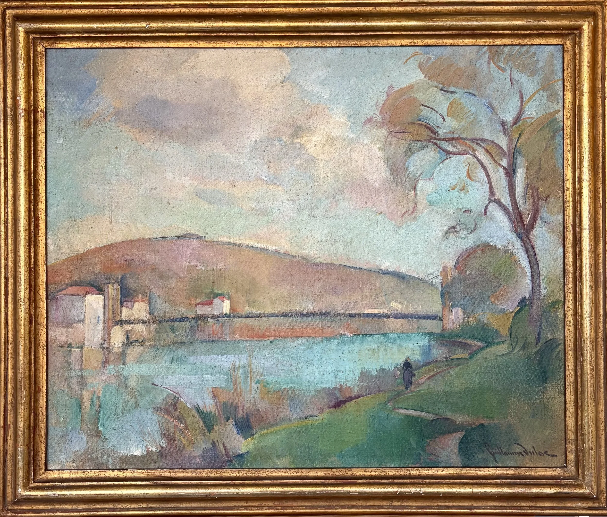 Landscape by Guillaume Dulac, France (1883-1929) oil on canvas £1800