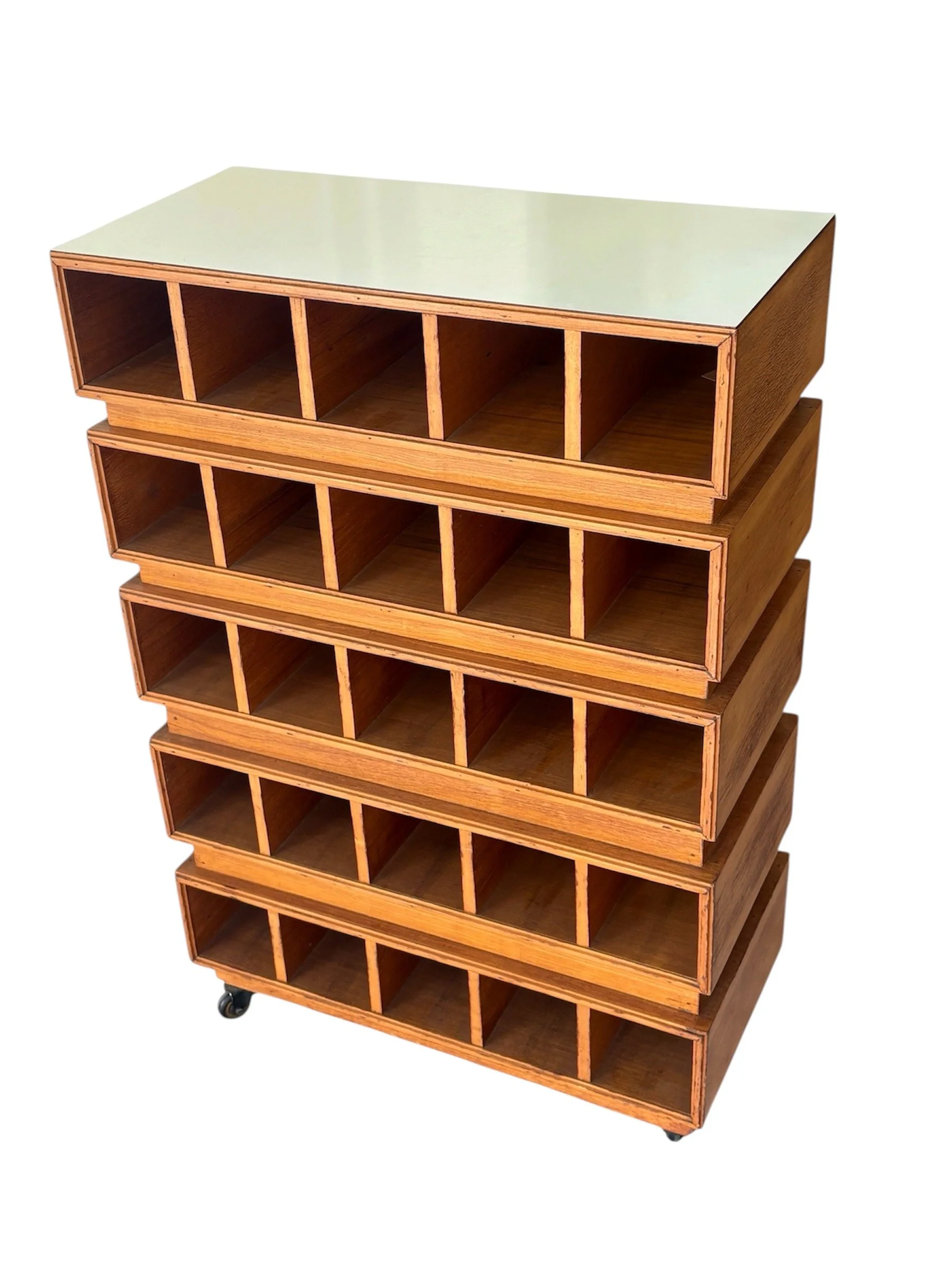 1950s Italian wine rack in the style of Gio Ponti £1400