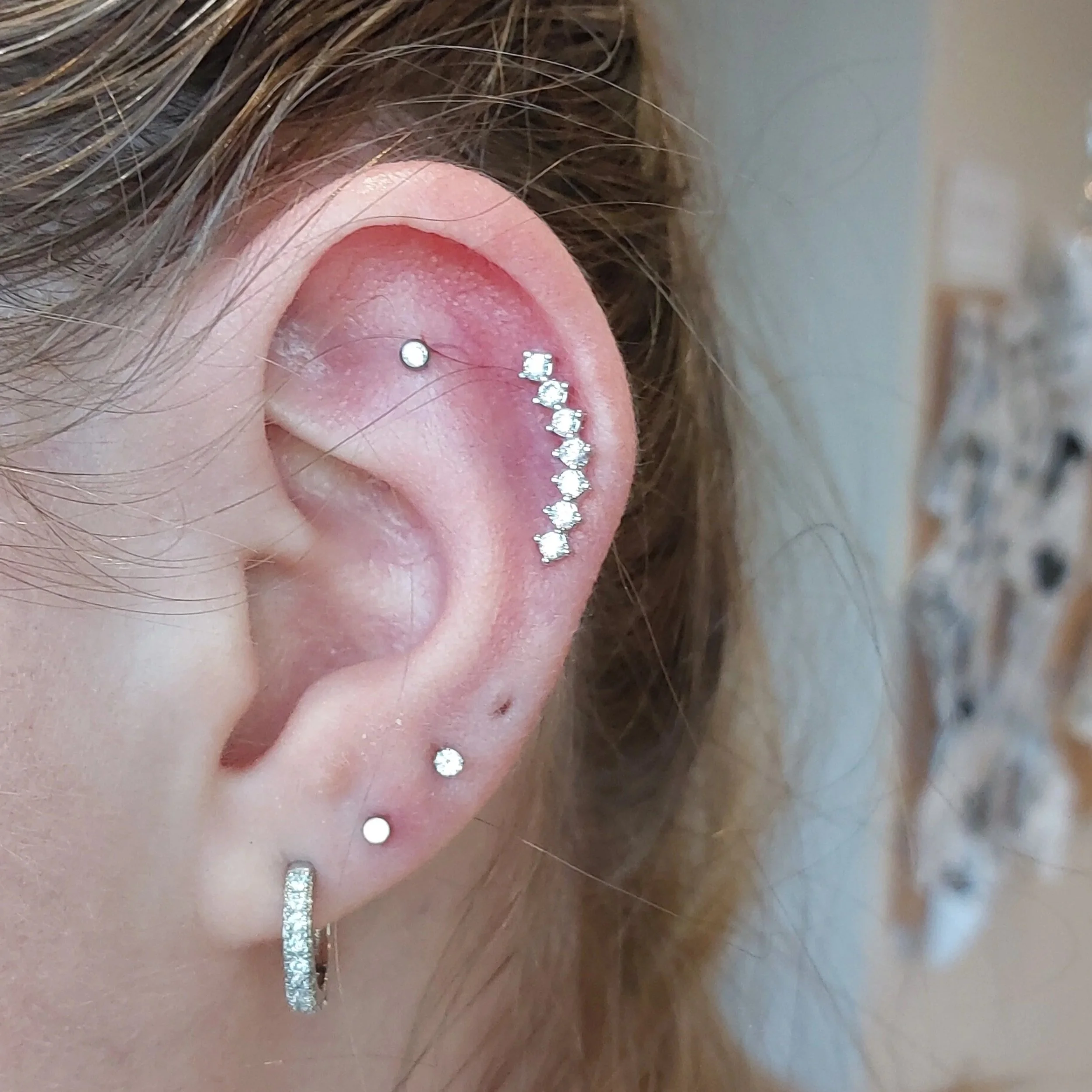 With Genevieve Piercings curated ear piercing party sparkle specialist jewellery styling laser kings ship tattoo Southsea Portsmouth tattoo kingsshiptattoo femalepiercer piercings with genevieve curated ear specialist piercings multiple piercings s