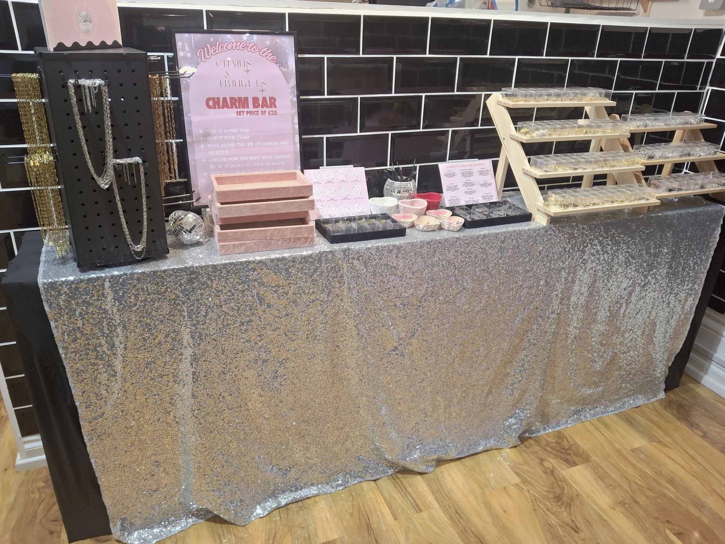 Chains and Trinkets in studio make