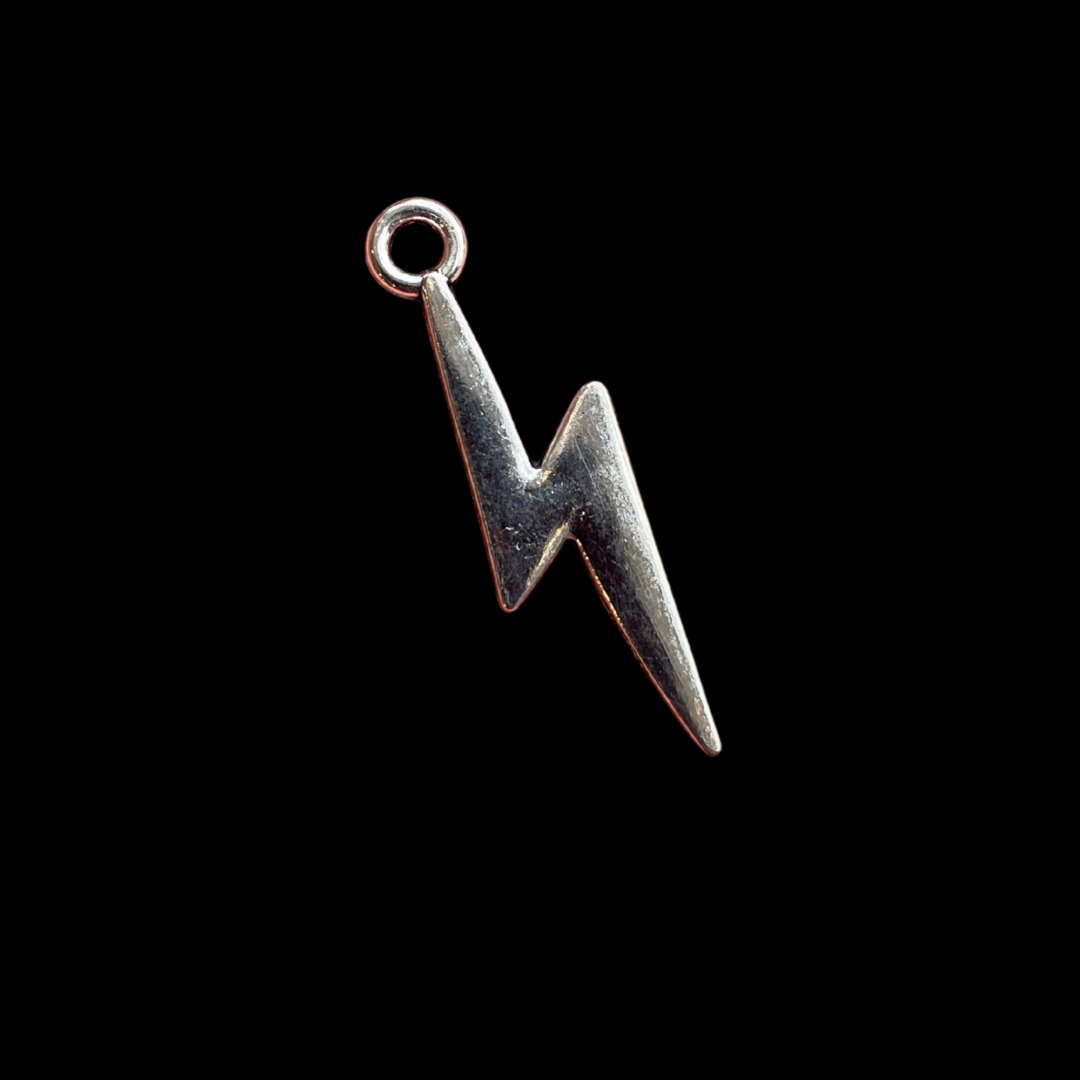 Large Lightning Bolt Charm for necklace
