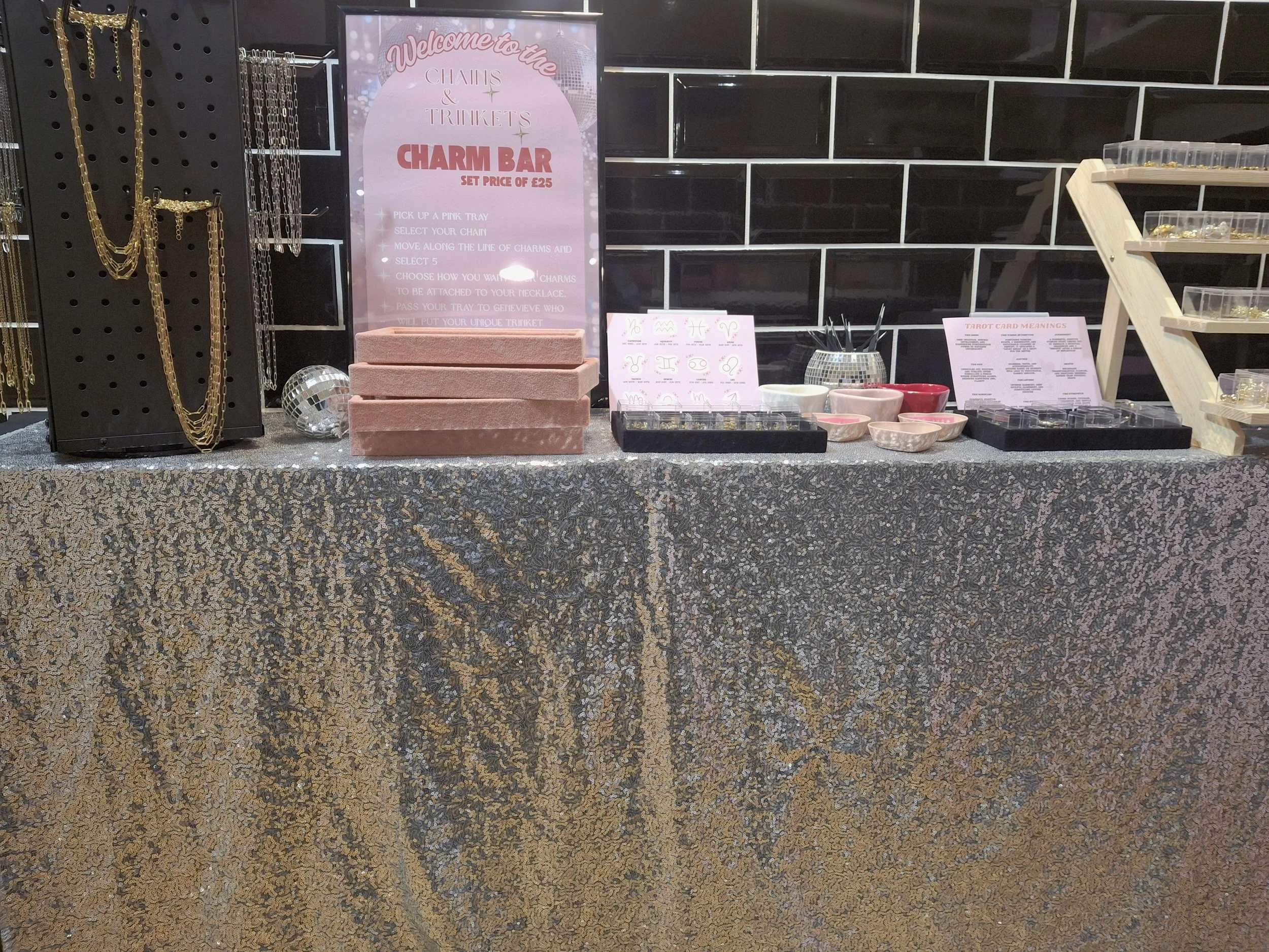 Chains and Trinkets in studio make