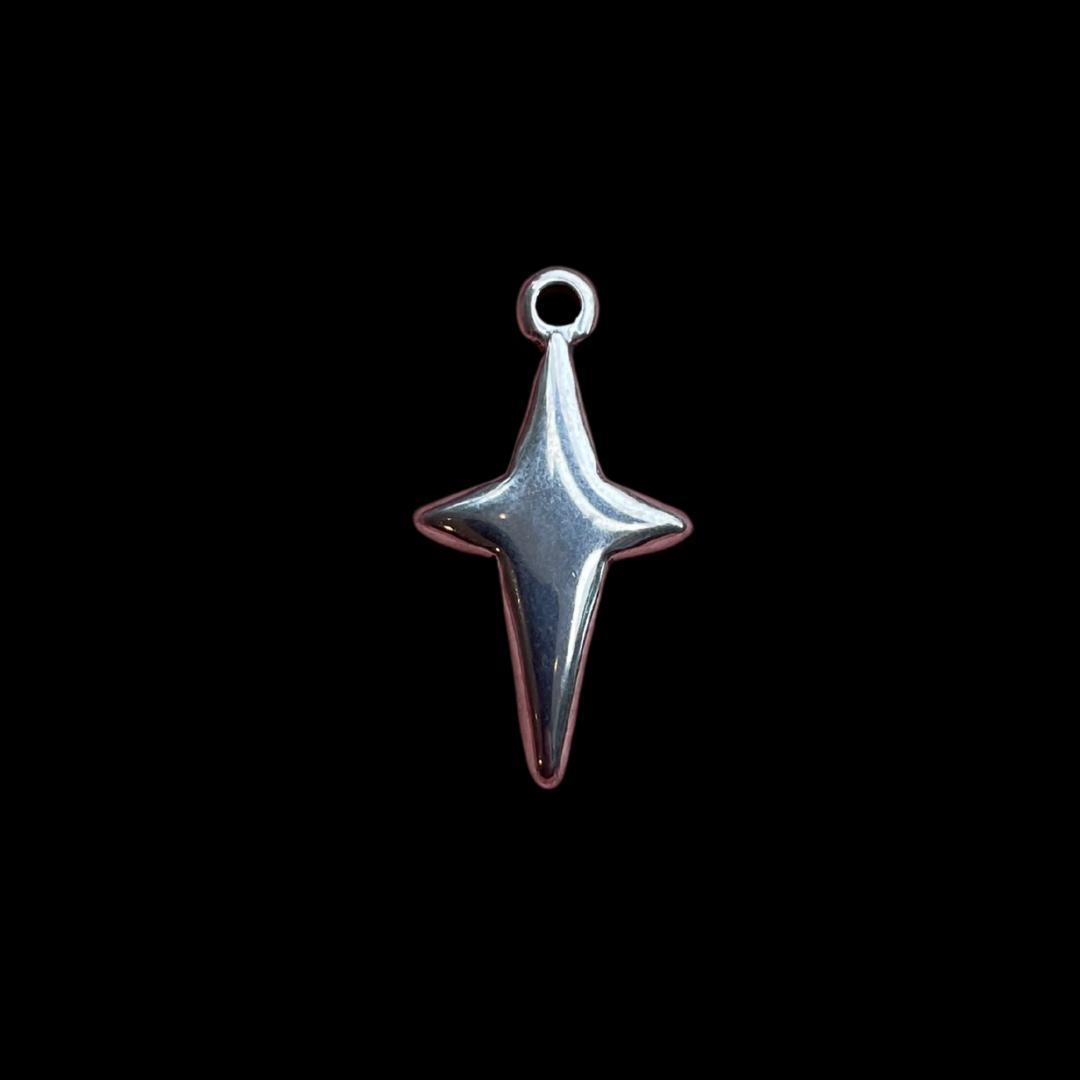 Four Point Star Charm for necklace