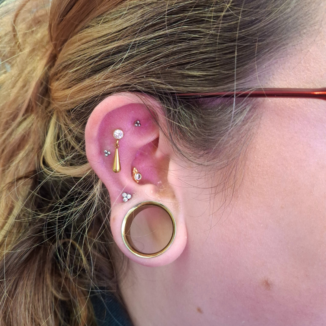 With Genevieve Piercings curated ear piercing party sparkle specialist jewellery styling laser kings ship tattoo Southsea Portsmouth tattoo kingsshiptattoo femalepiercer piercings with genevieve curated ear specialist piercings multiple piercings s