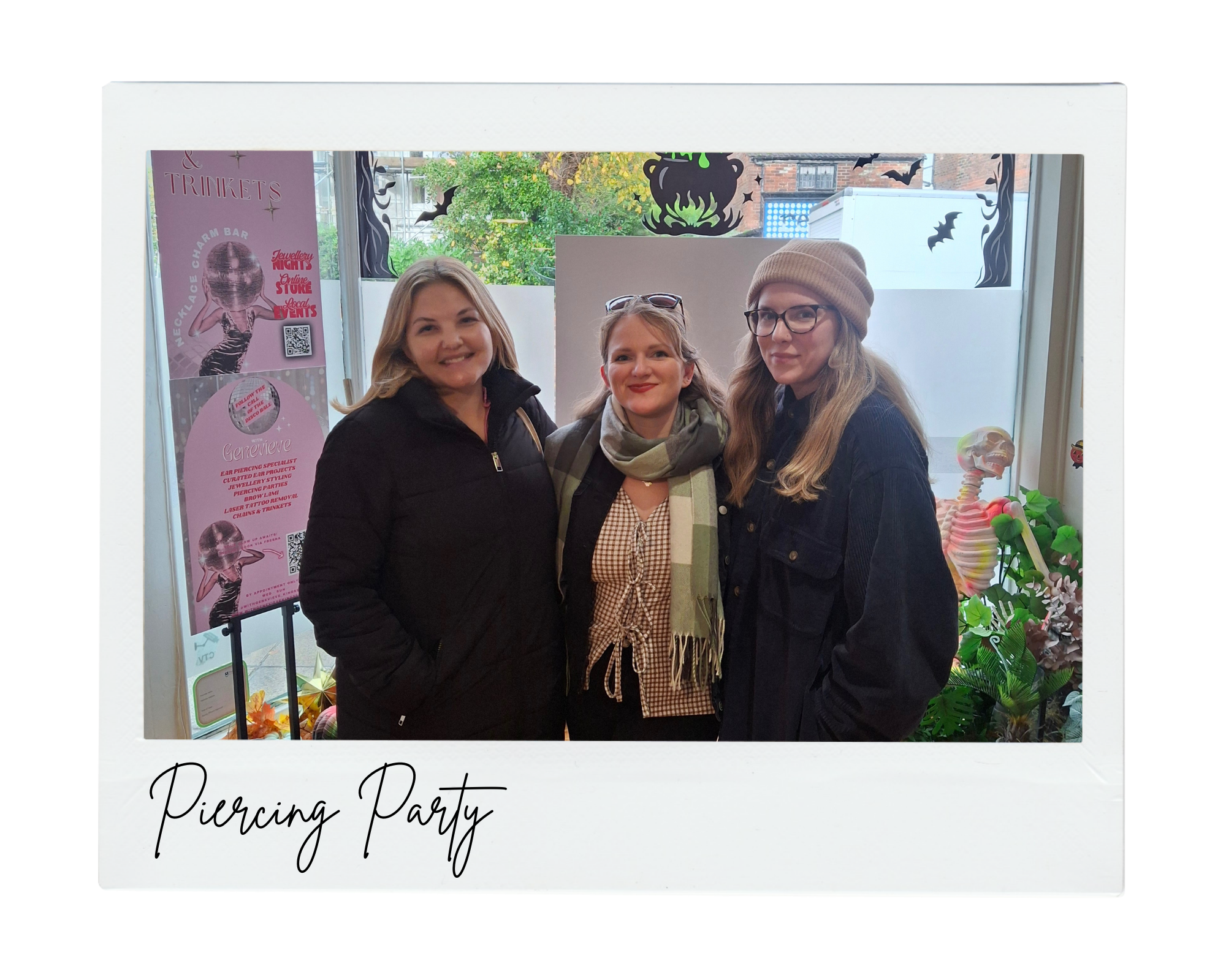 Piercing Party with Genevieve or Double appointment. Piercing Pals