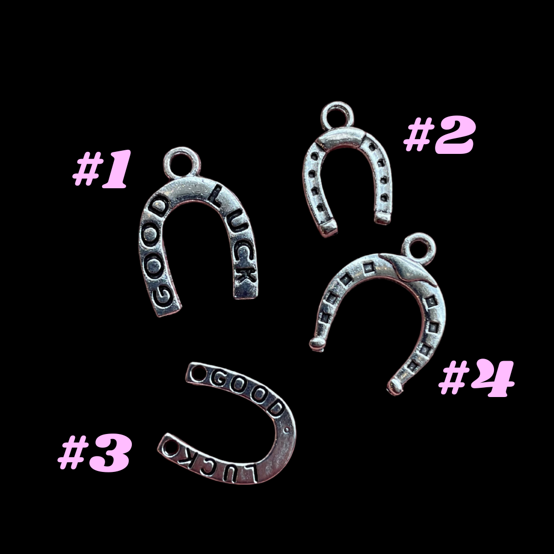 Howdy! Horseshoe Charm for necklace