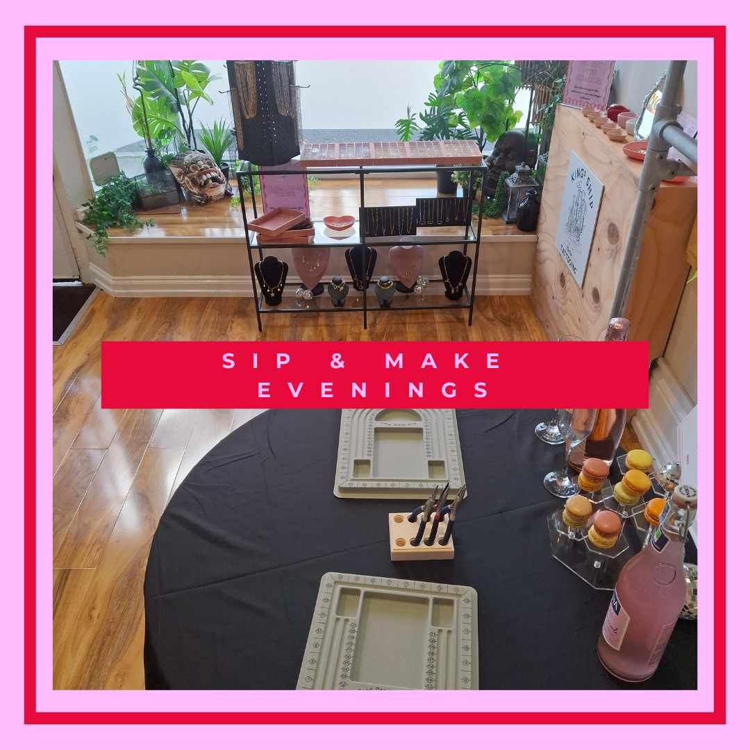 SIP & MAKE EVENINGS WITH THE CHARM BAR