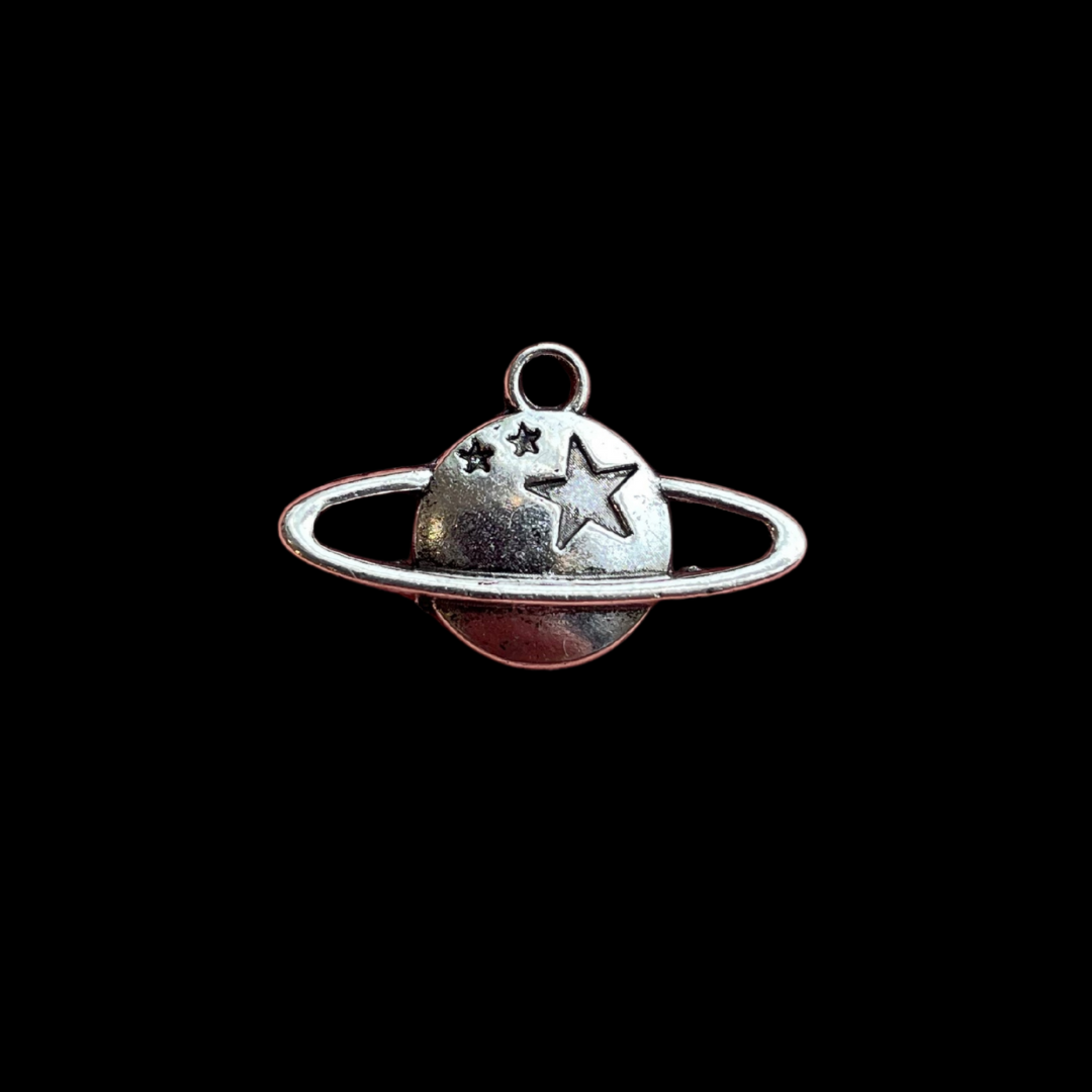 Saturn Planet Charm for necklace