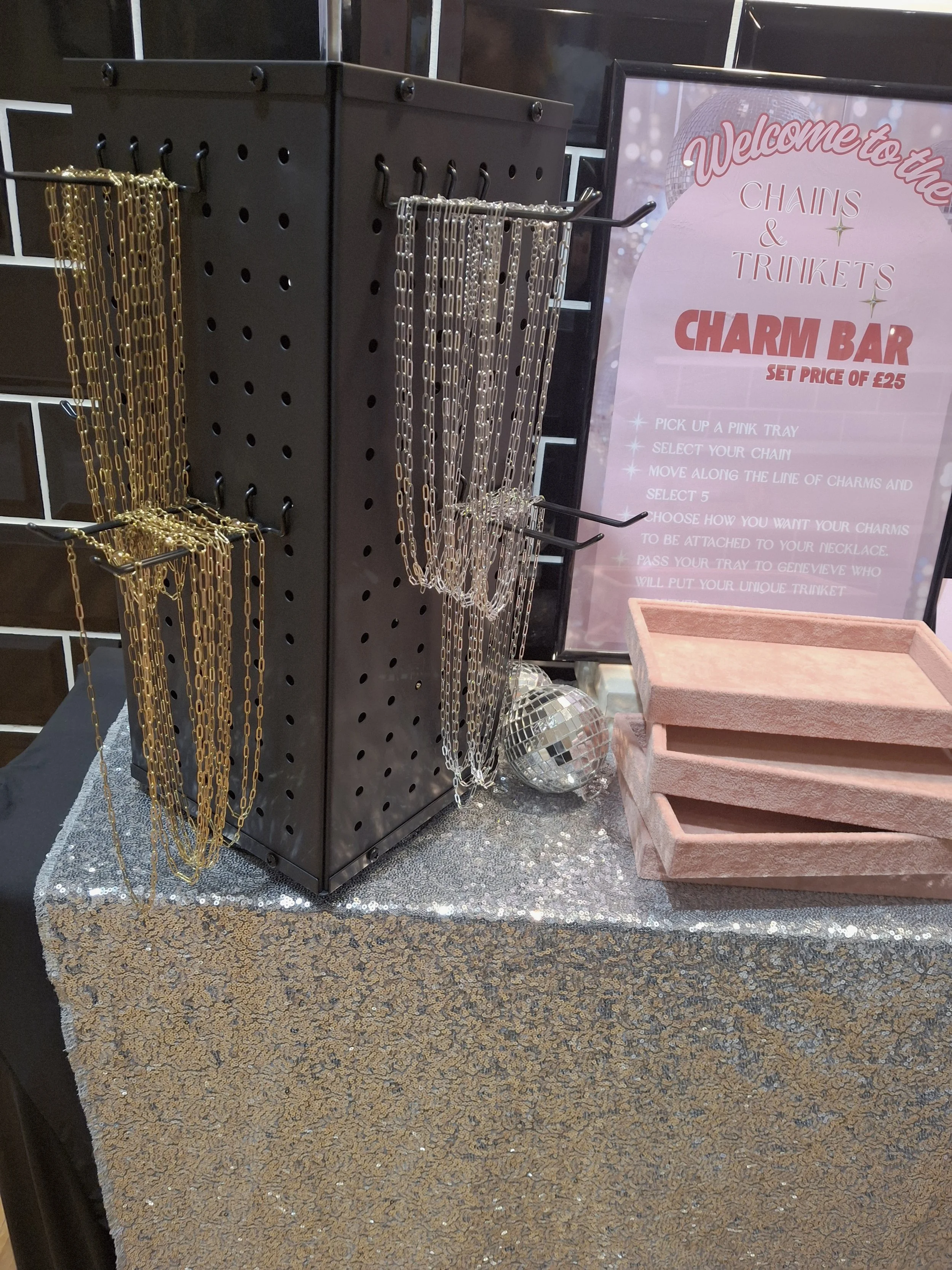 Chains and Trinkets in studio make