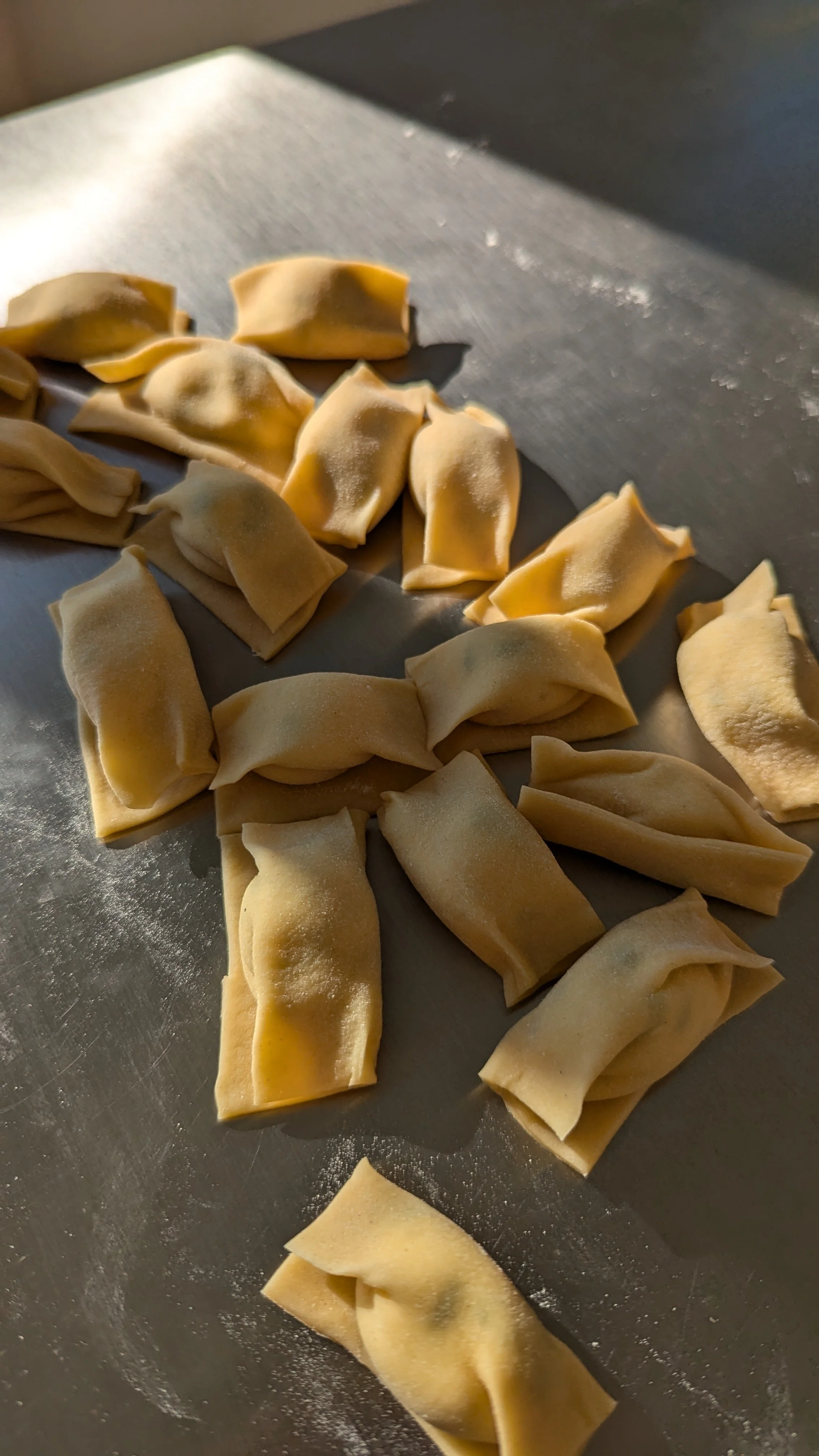 Agnolotti aux champignons et ricotta maison