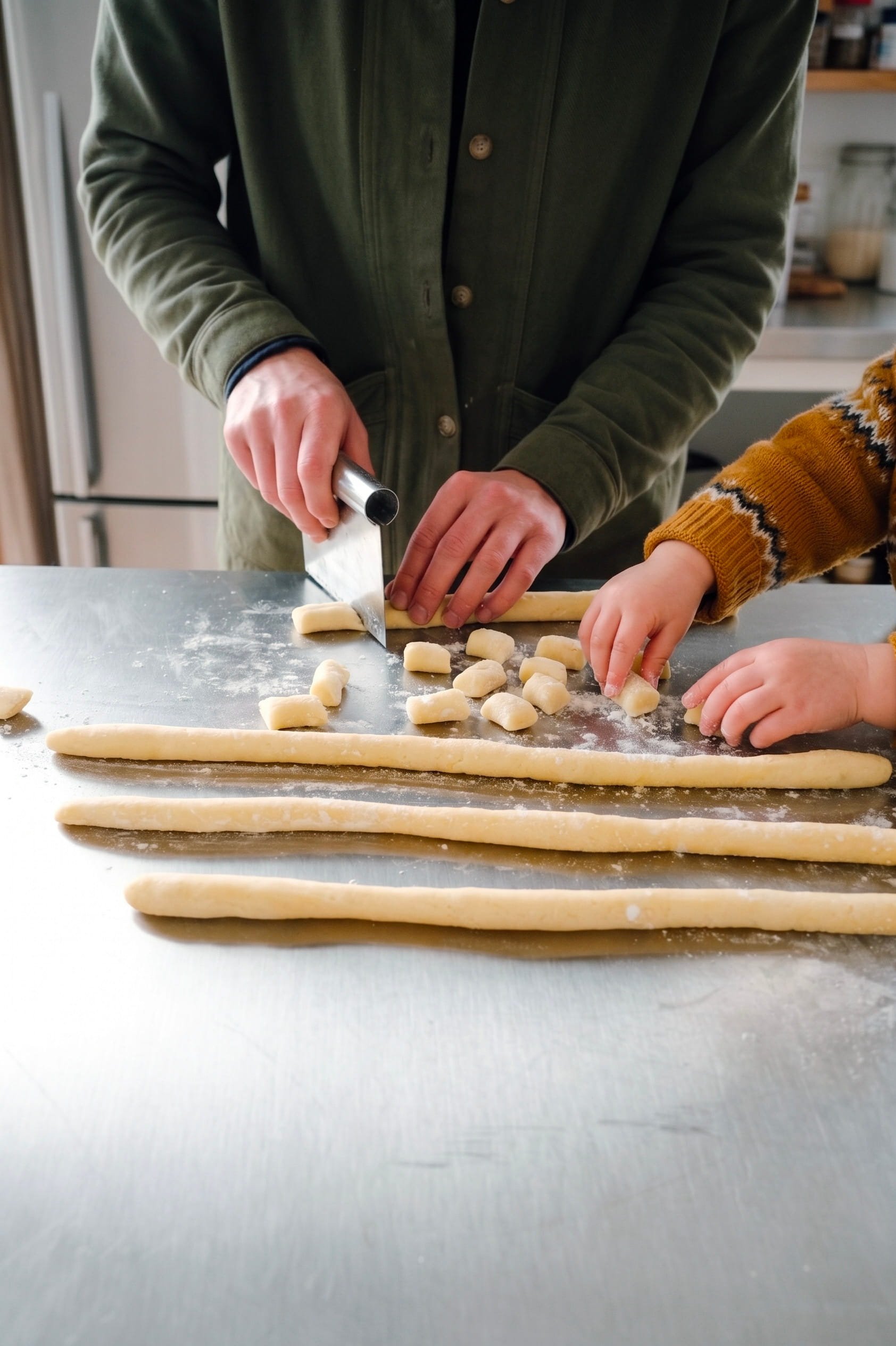 Cours de cuisine privé parent enfant organisé par les Ateliers Relief