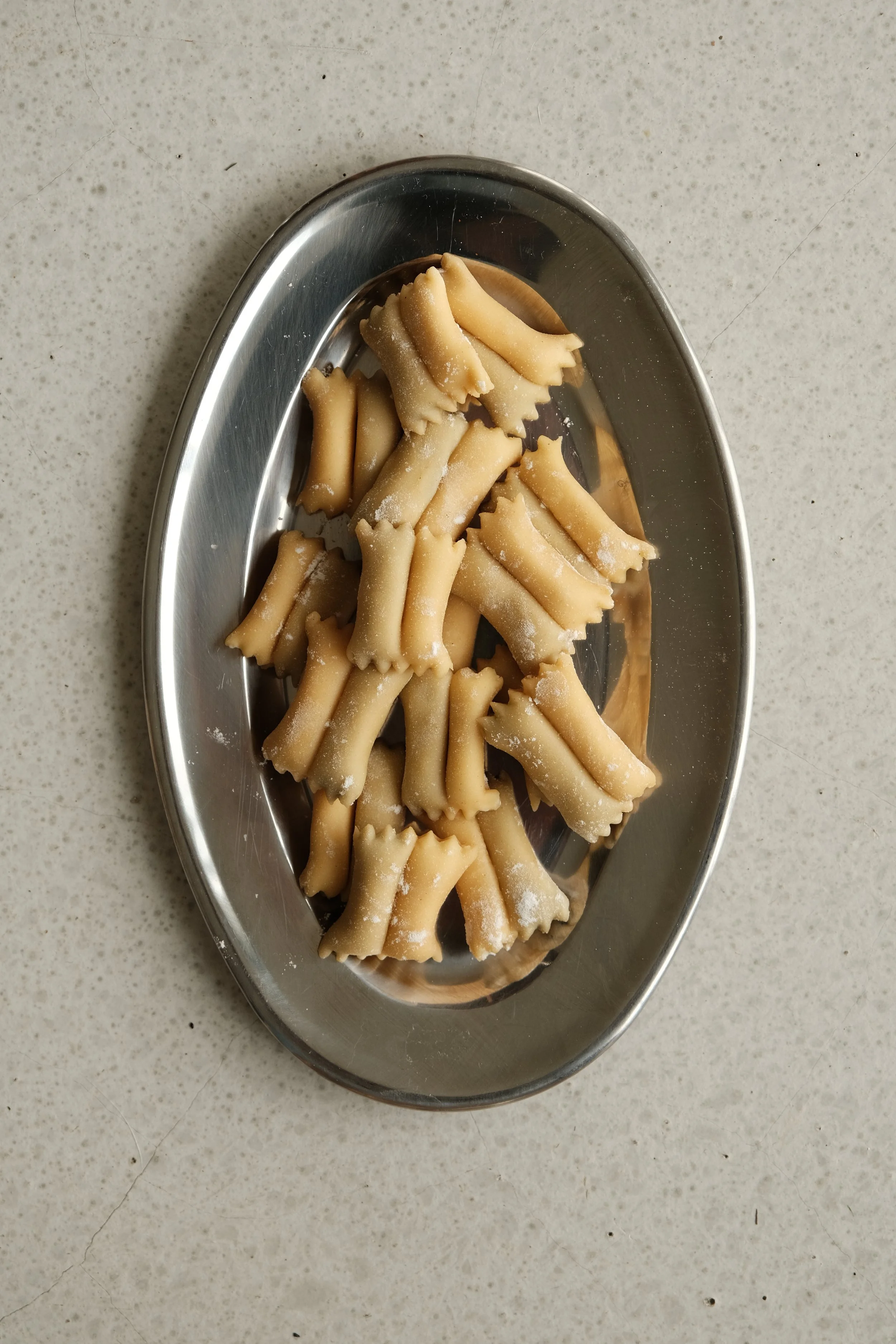 Recette de doppio maison avec ricotta et zestes de citron, réalisée en atelier collectif