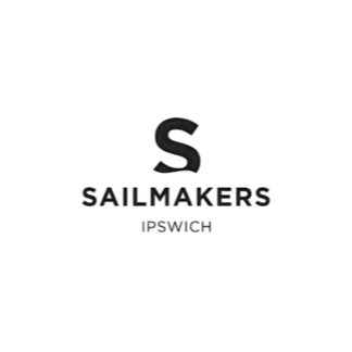 Logo with a large S at the top, the word SALTMAKERS beneath it, and the phrase EST. 2023 at the bottom.