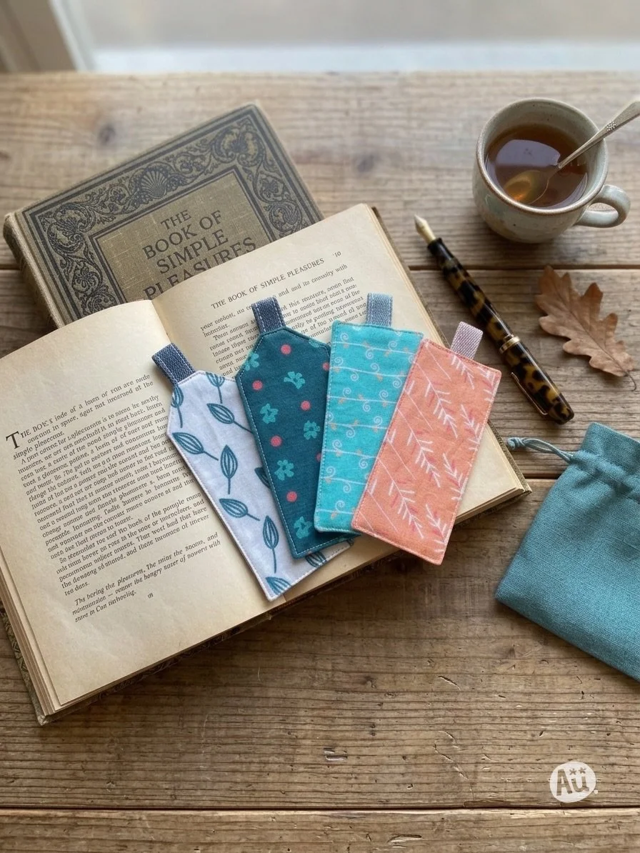 Little fabric bookmarks made with love.

I made these bookmarks from my favorite fabrics, hoping they make your reading time feel a little more special.
Soft colors and gentle patterns to bring a small moment of joy between the pages. 

お気に入りの生地でつくった