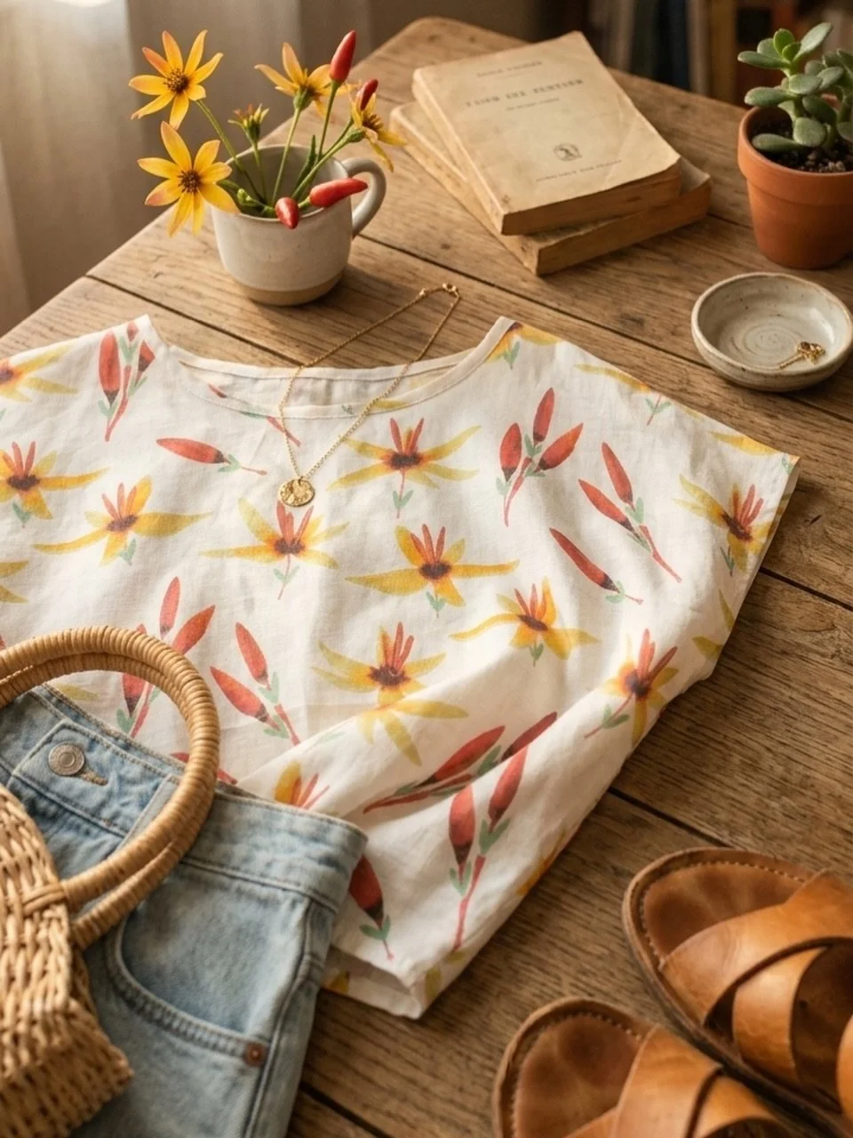 A friend of mine used my fabric, available at @nunocotofabric , to make this beautiful blouse for herself. 🌿
I love how fresh and summery it turned out!
It makes me so happy to see my design come to life as a piece of clothing.
Thank you for choosin