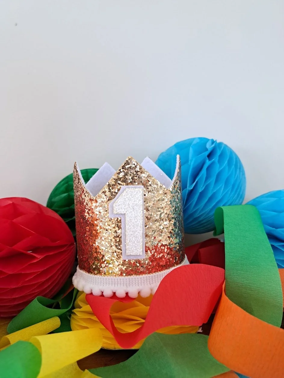 Glitter Party Hat- First Birthday White.jpeg