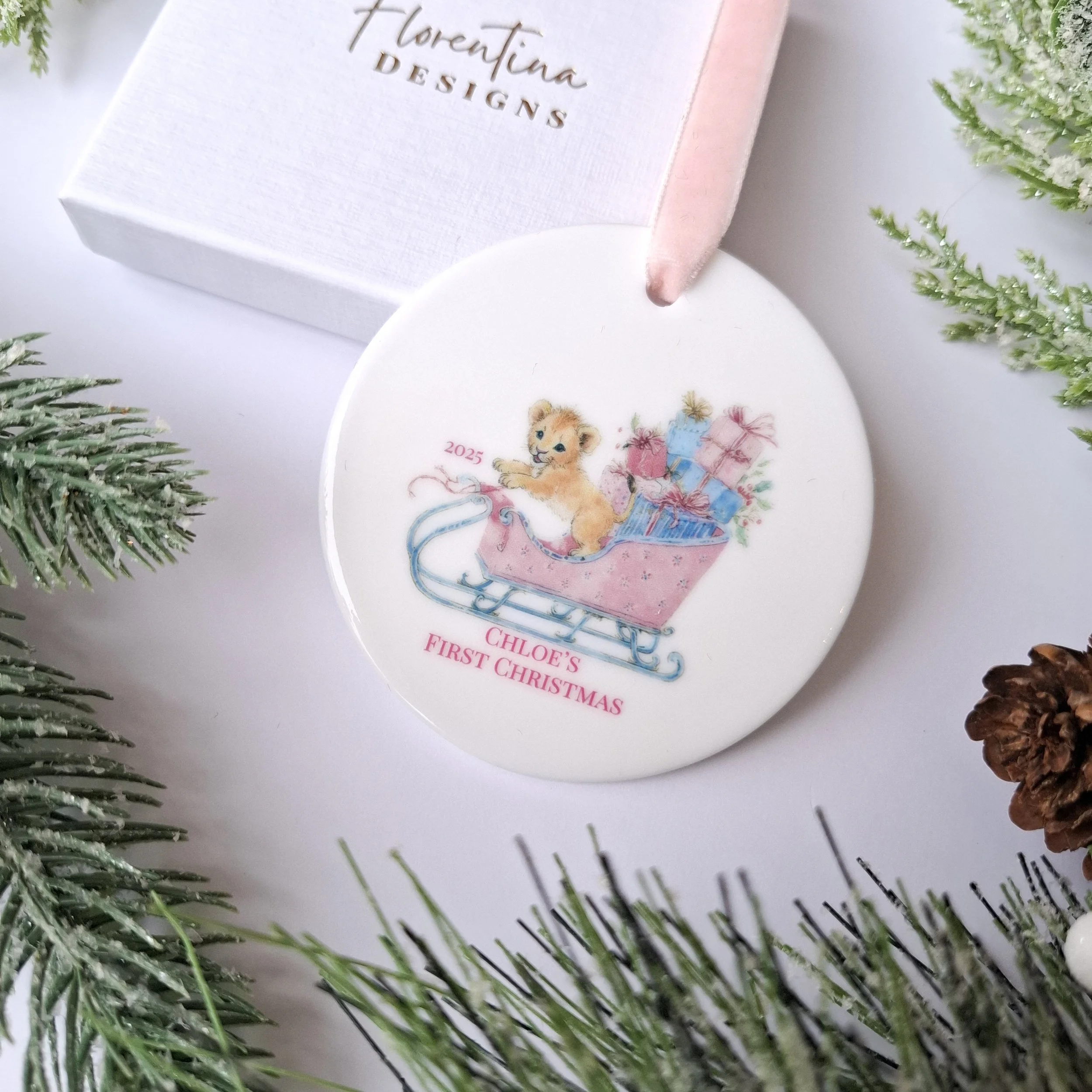 Personalised First Christmas Decoration
