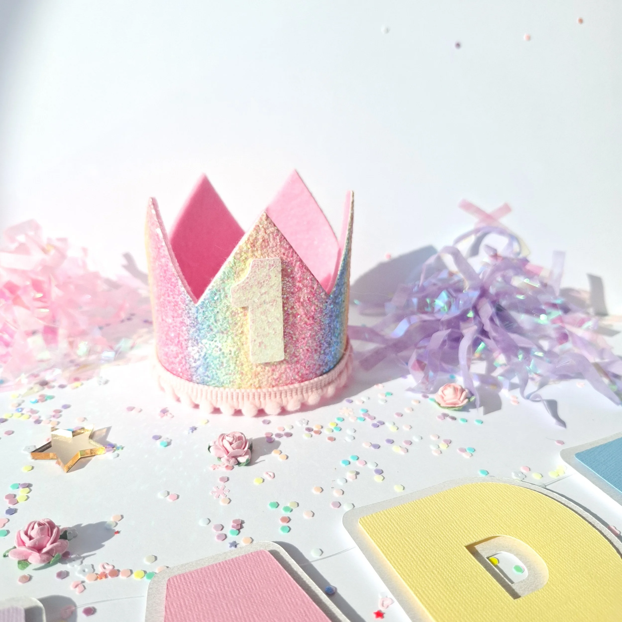 First Birthday Party Hat  (Assorted Colours)