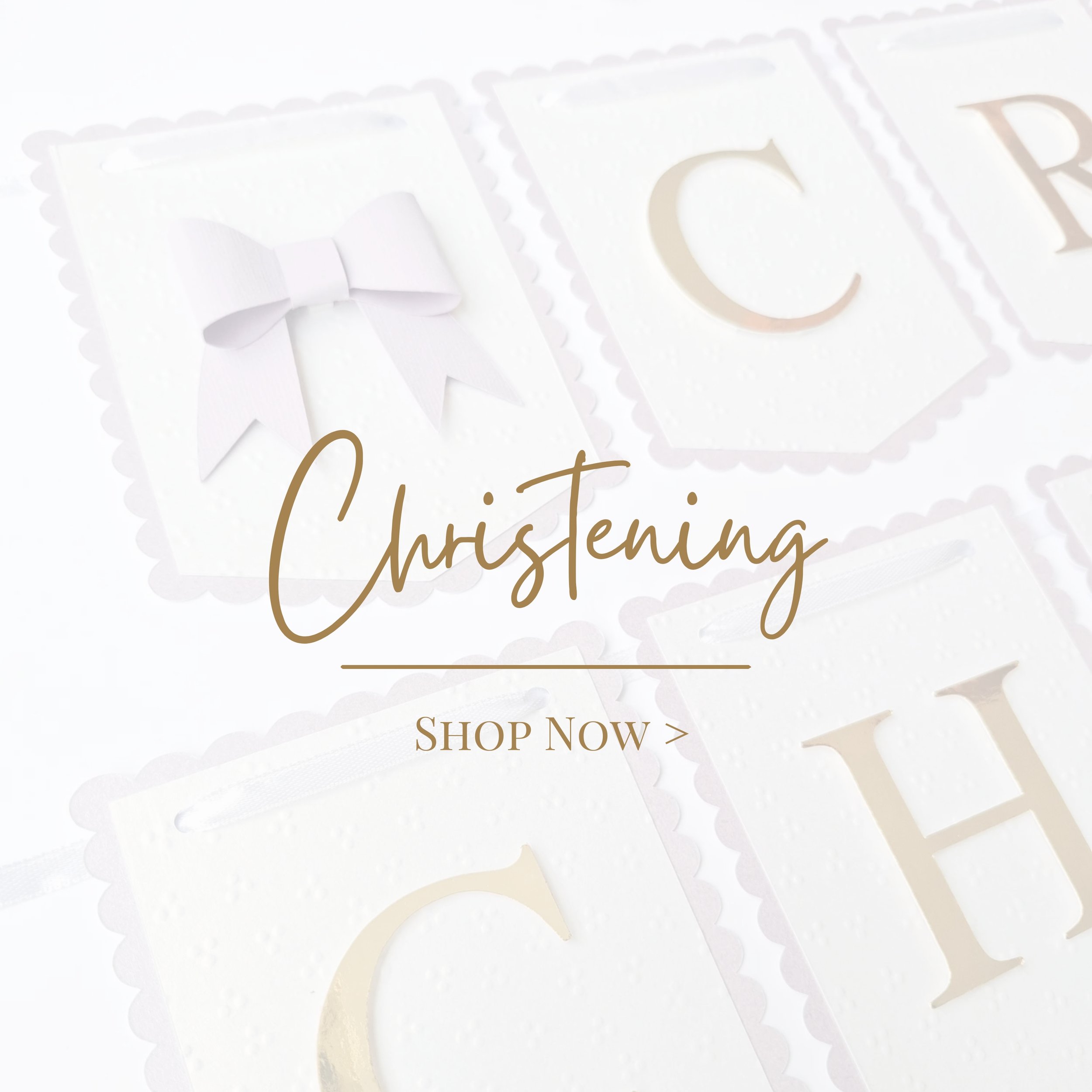 Personalised Christening Banners