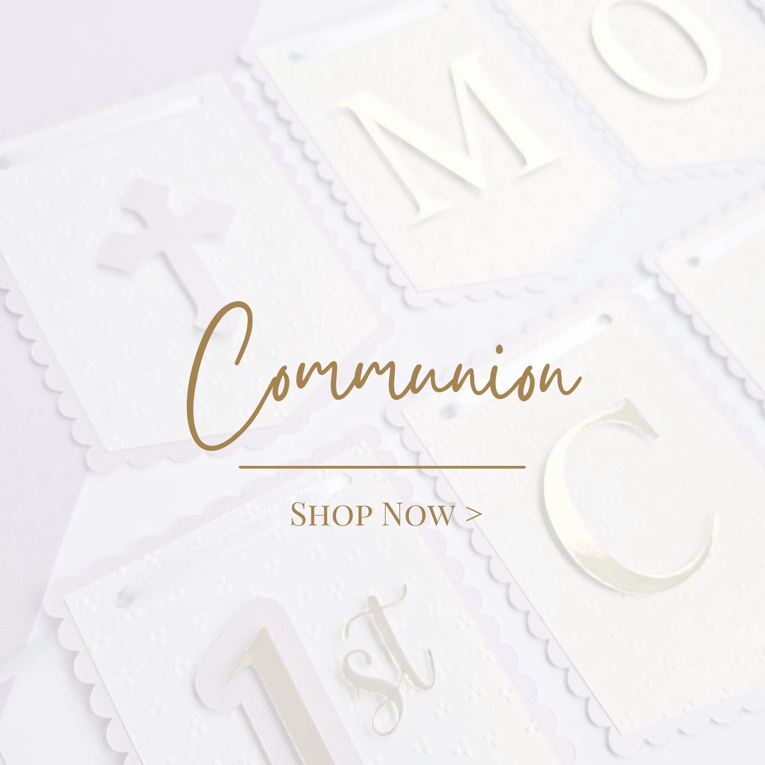 Personalised Communion Decorations