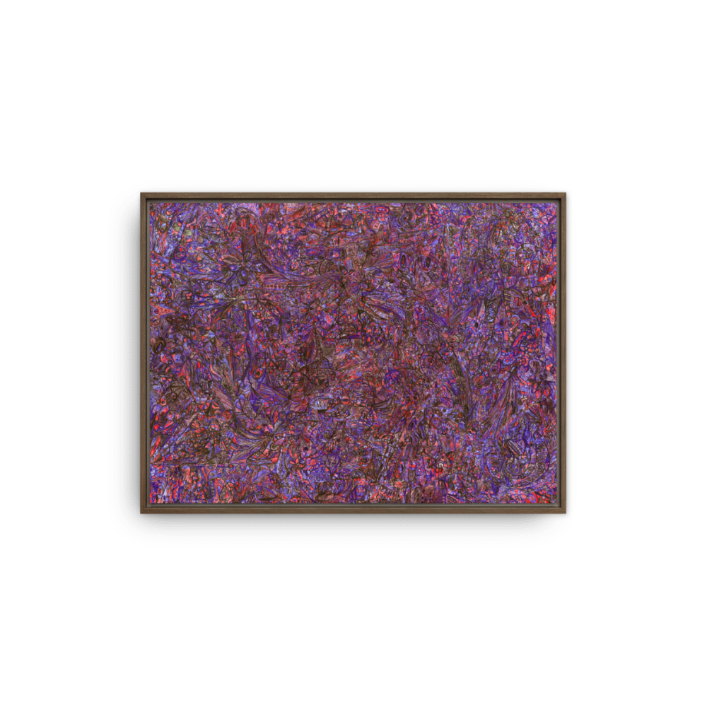 Firewater - Framed Canvas Print