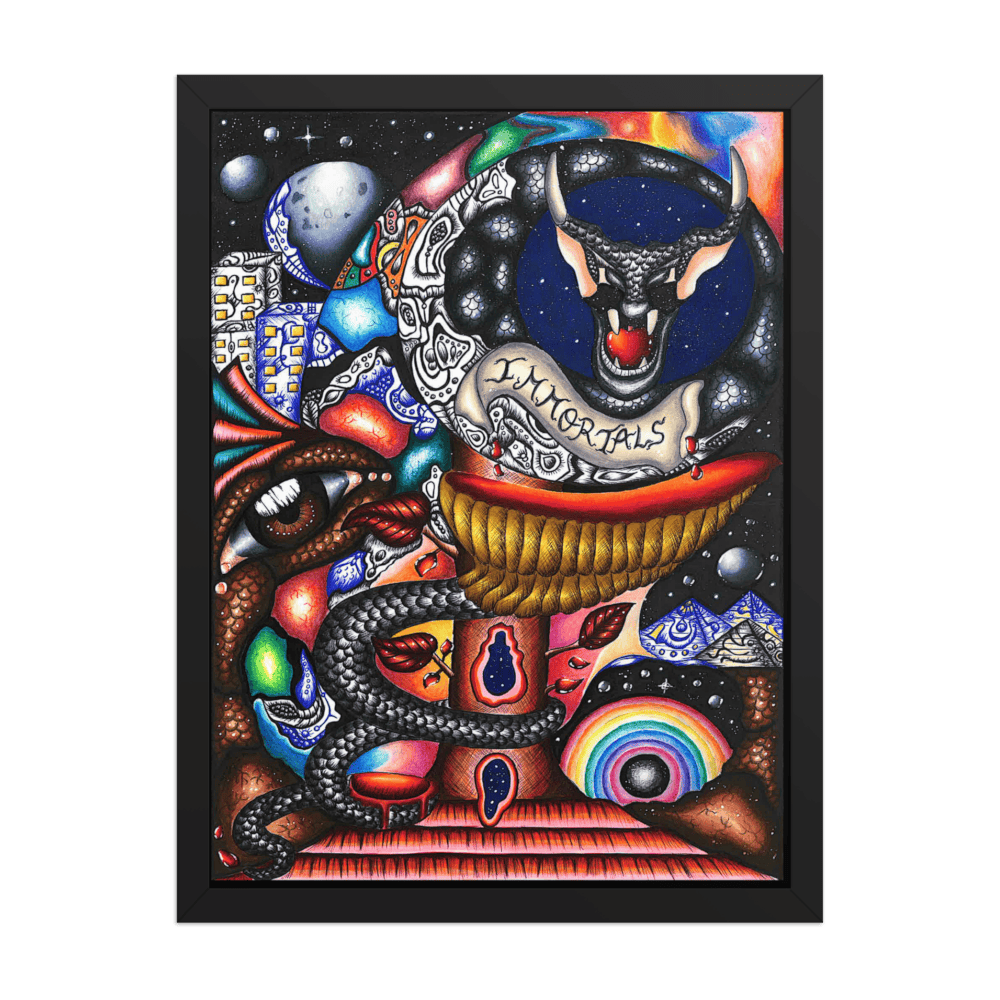 Immortals Framed Print