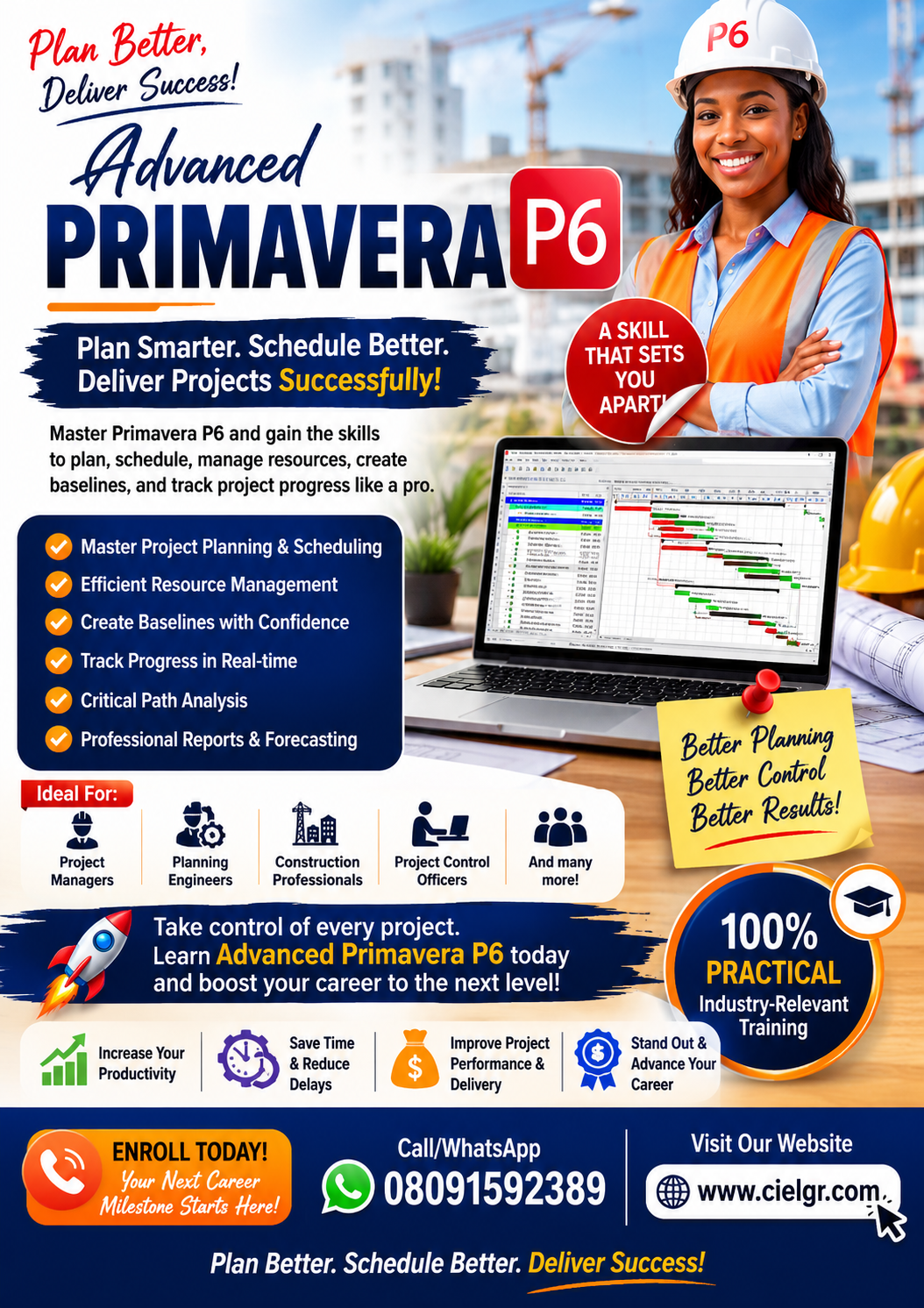 Advanced Primavera P6: The Secret Weapon Behind Successful Projects.