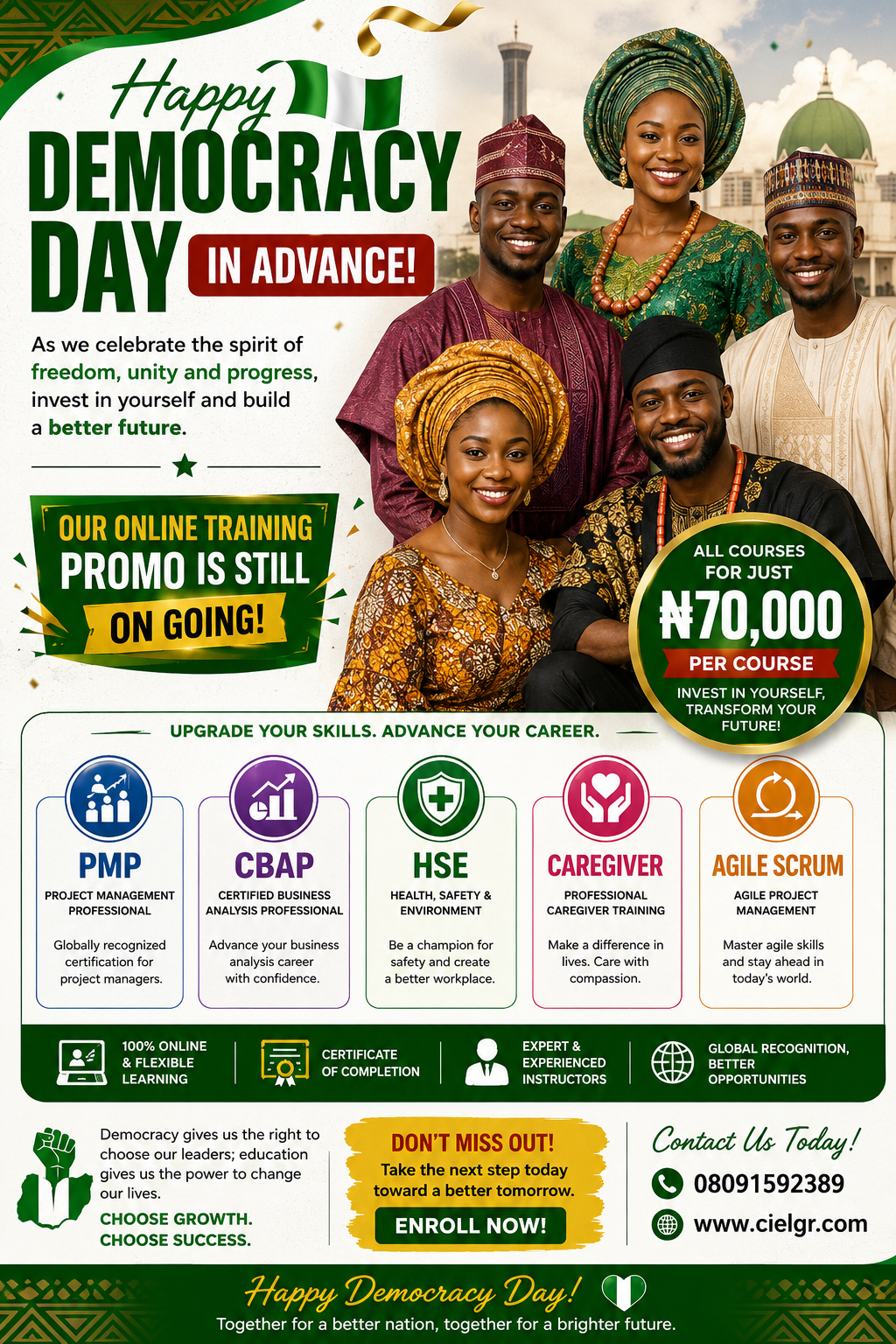 🎉🇳🇬 Happy Democracy Day in Advance! 🇳🇬🎉