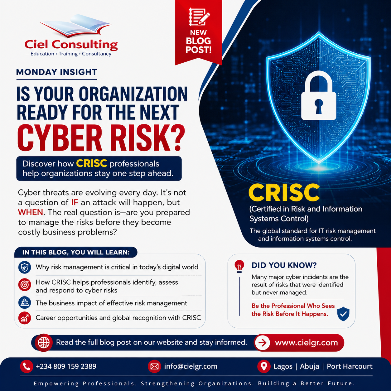 Is Your Organization Ready for the Next Cyber Risk?